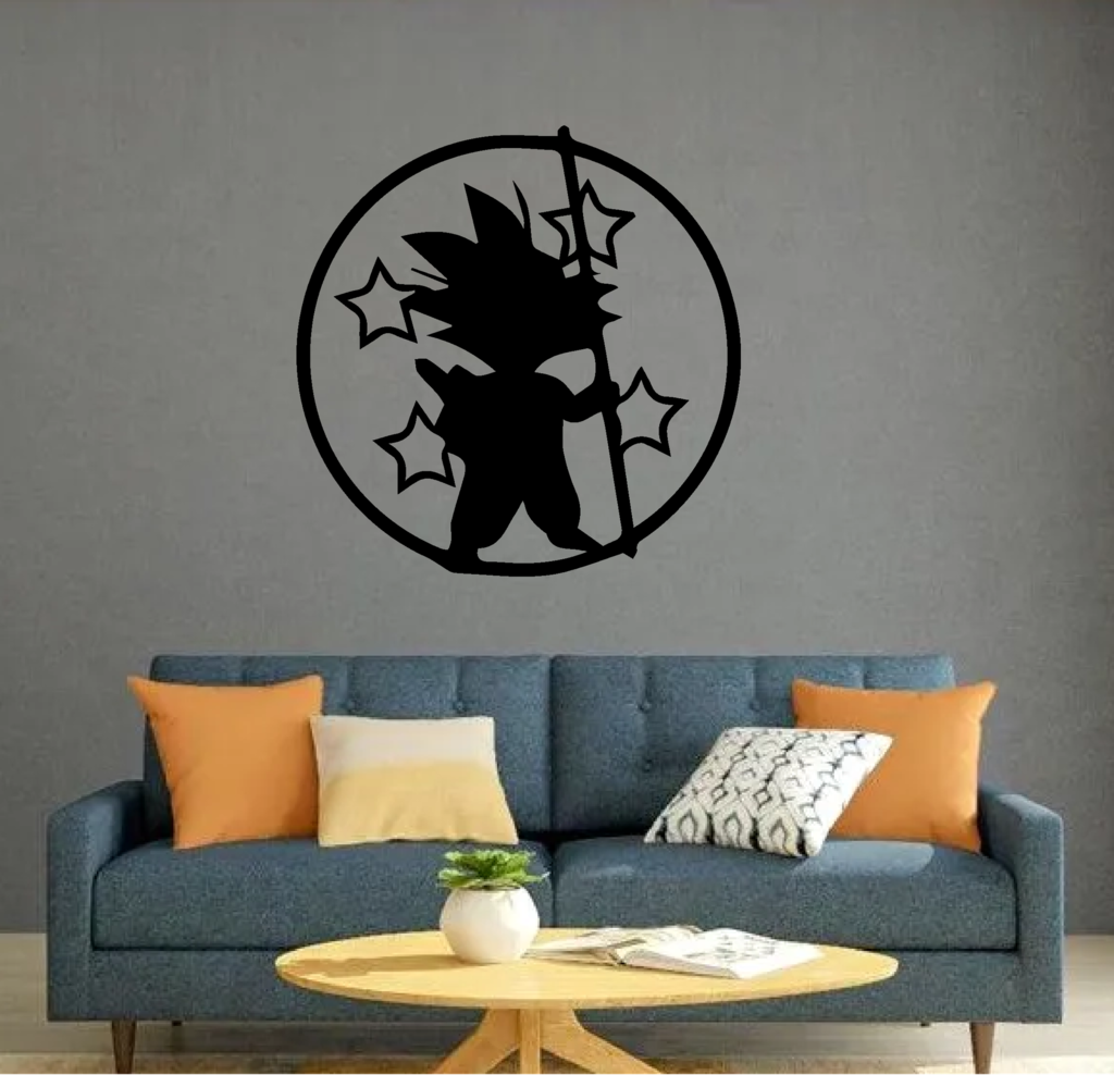 Goku Art Print, DBZ Wall Decoration, Art Prints, DragonBall Z