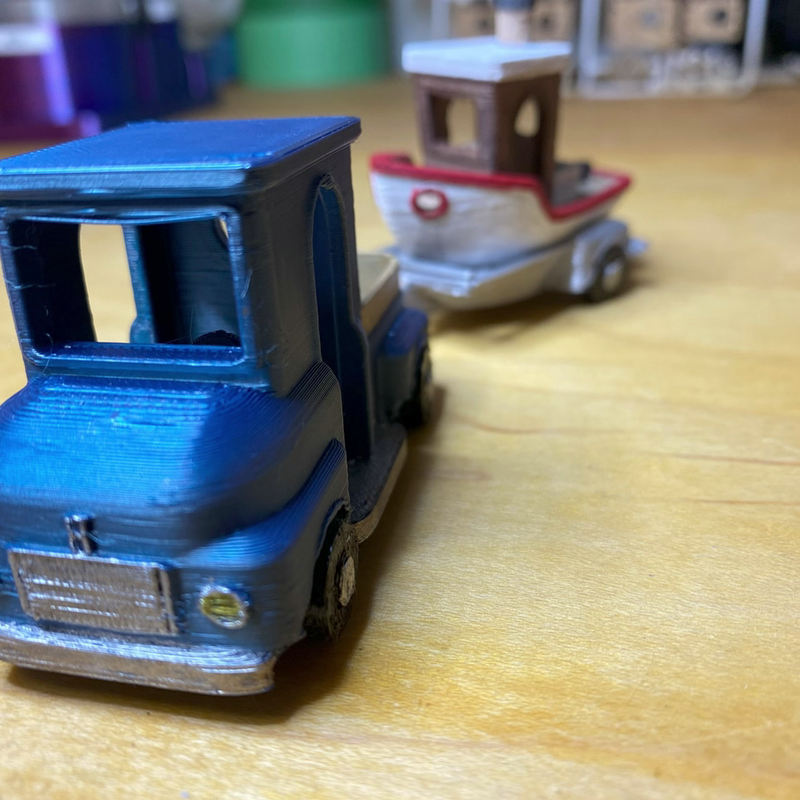 Benchy Pickup & Trailer by iSkull3D | Download free STL model ...