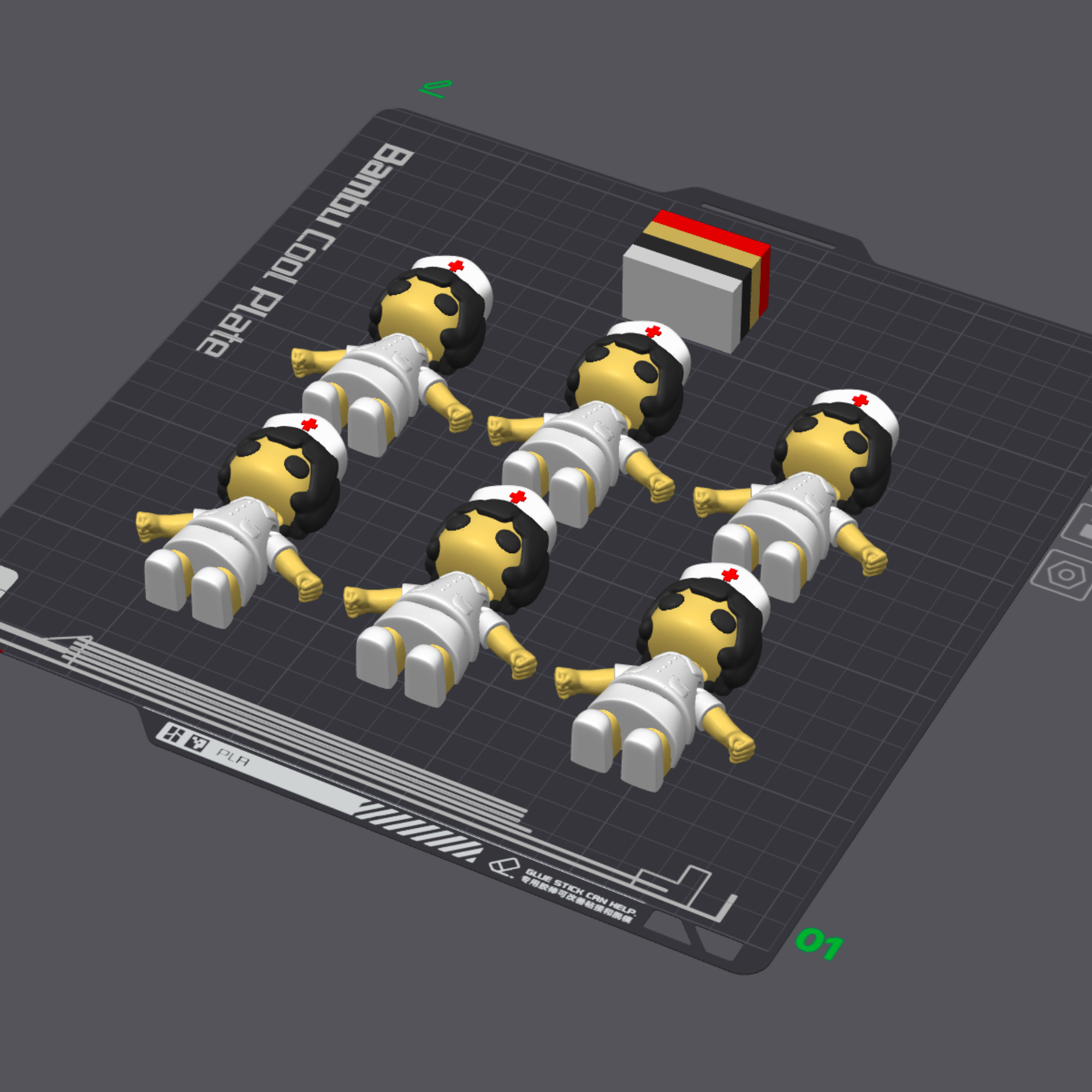 3D Printable Flexi Nurse — miniatura 2