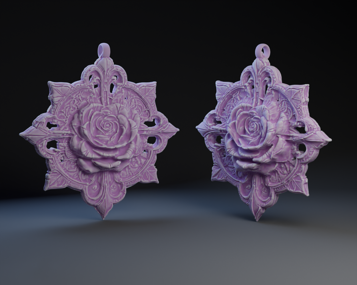 Rose Pendant 2