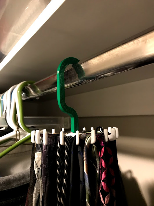 Replacement Hook For Rotating Tie Rack