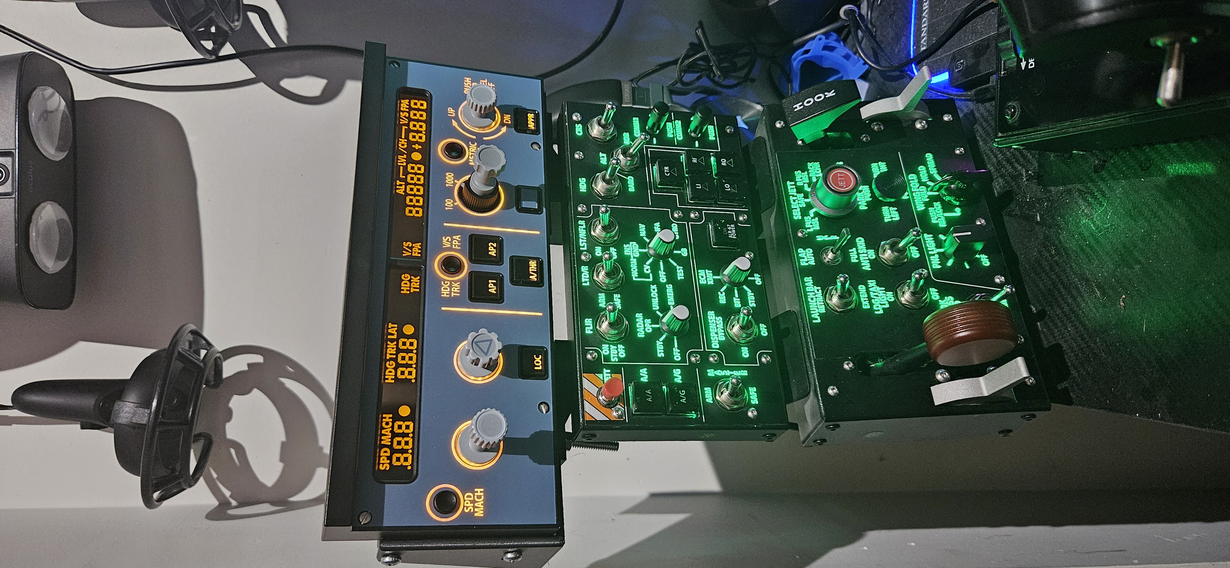 WinWing FCU Top Mount on v1 Combat Panel/Takeoff Panel