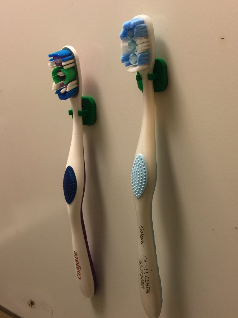 Magnetic Snapping Toothbrush Holder