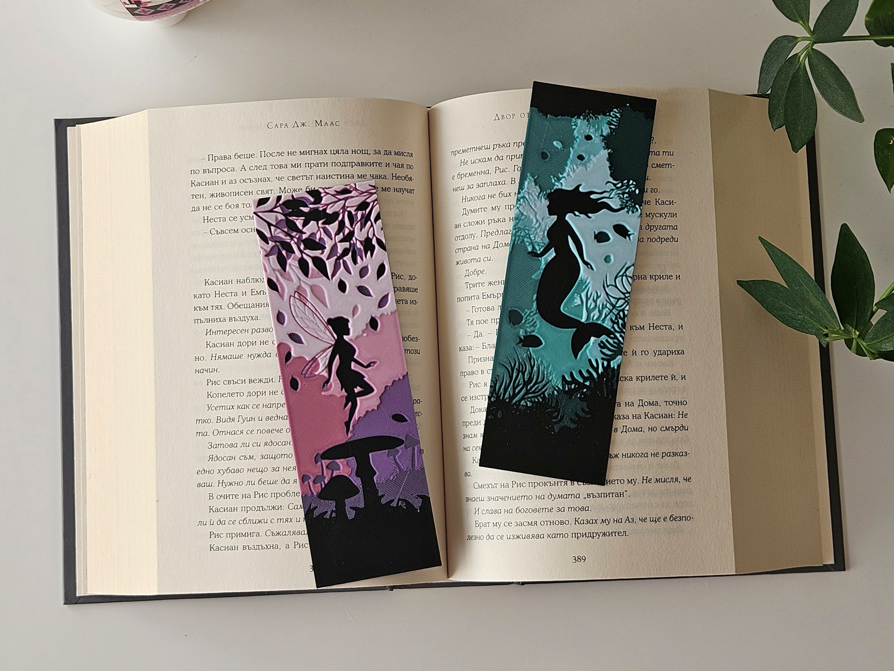 Fairy & Mermaid - Fantasy Bookmarks Set Part 1