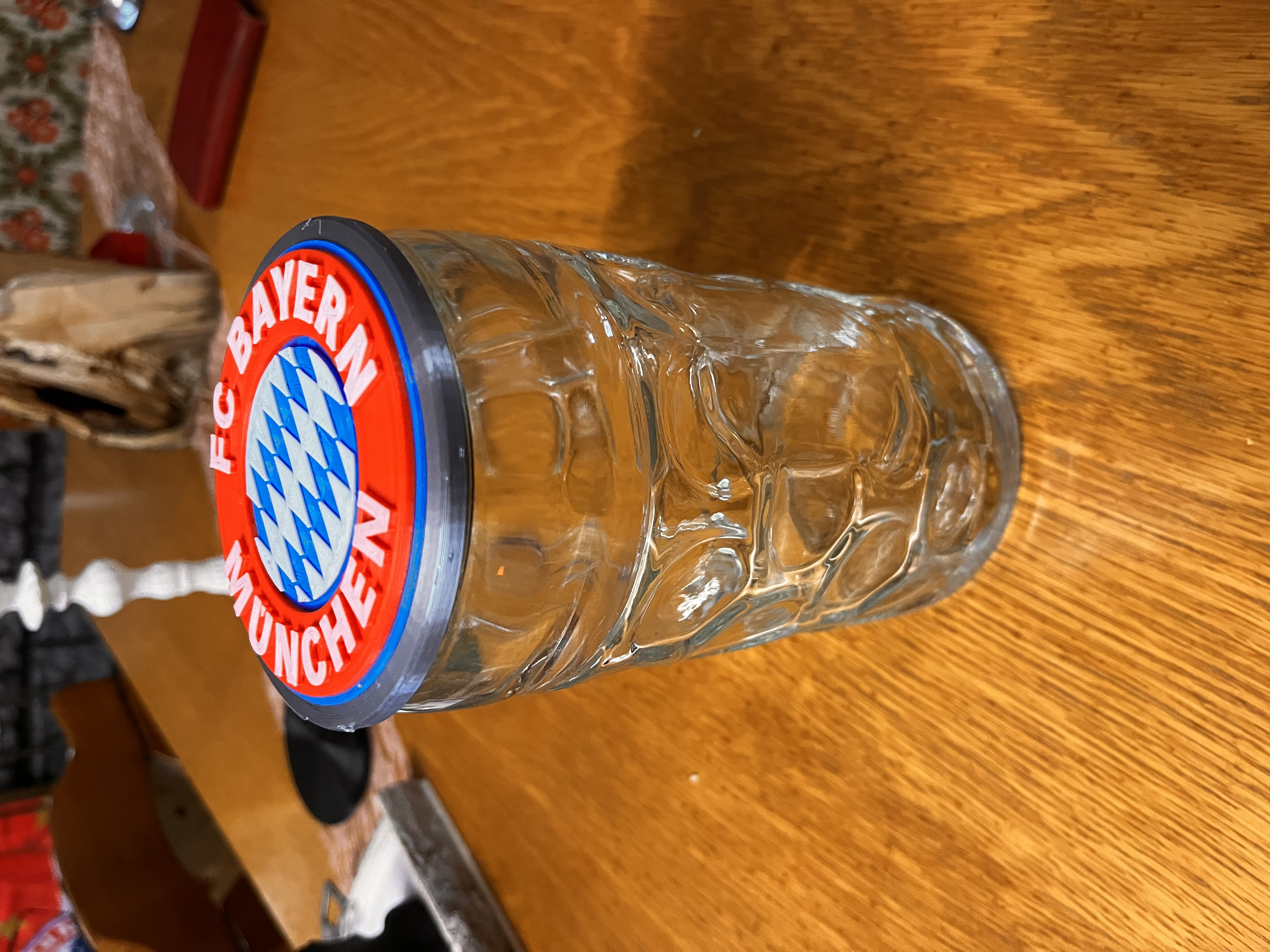Masskrug Deckel Biergarten