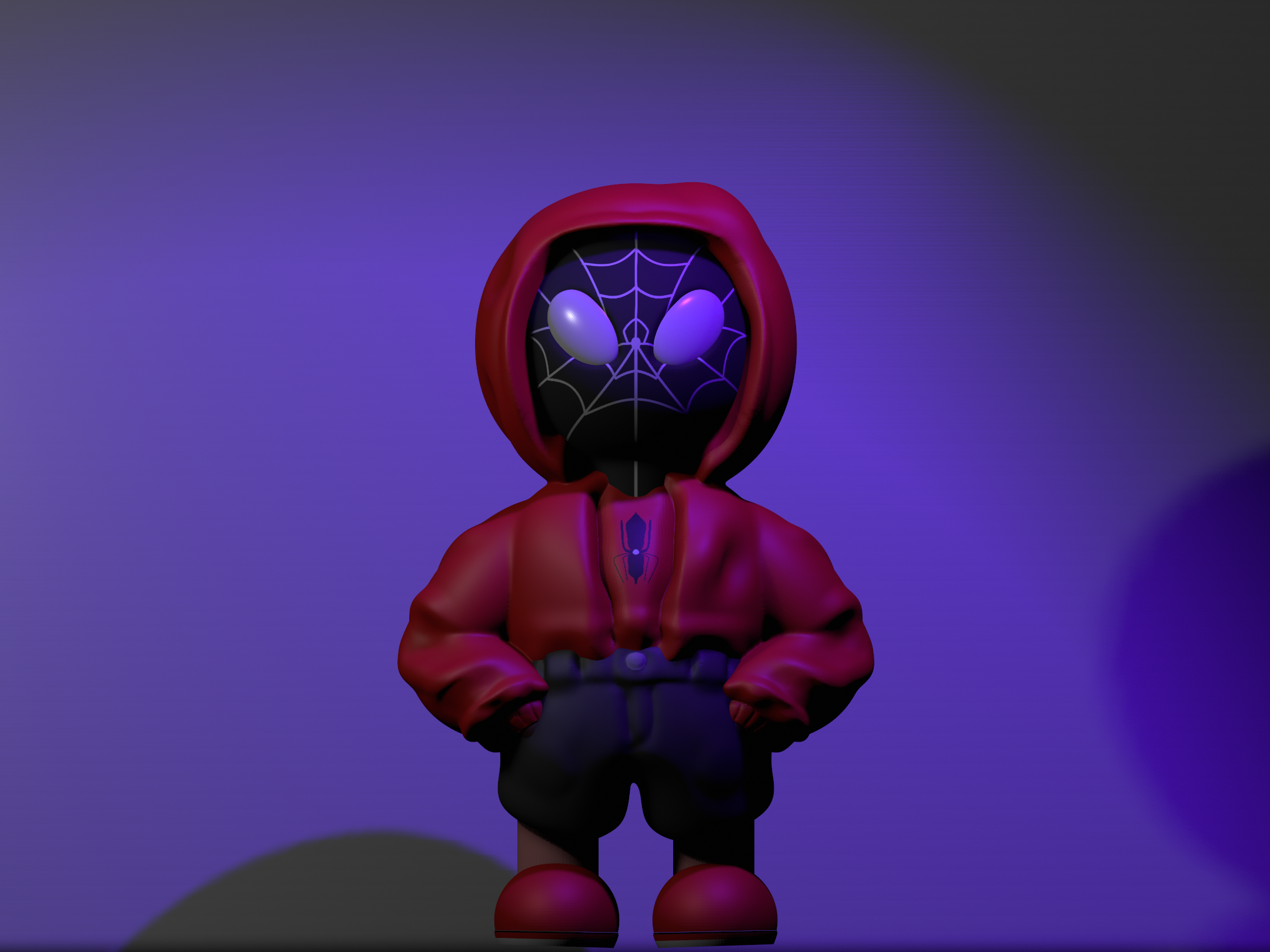 Spiderman With Hoodie