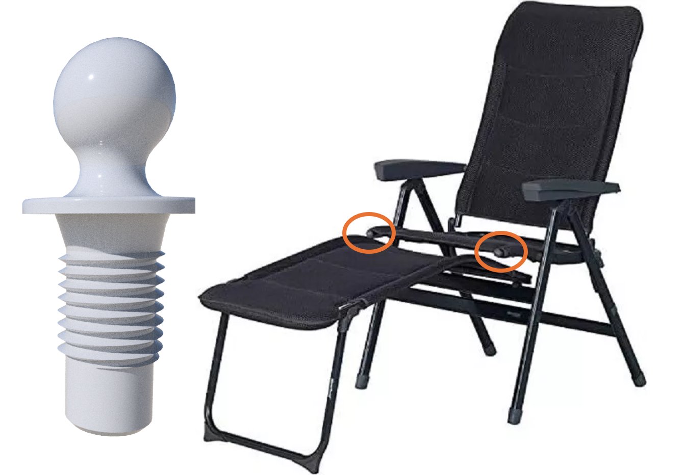 Westfield Leg Rest Adapter