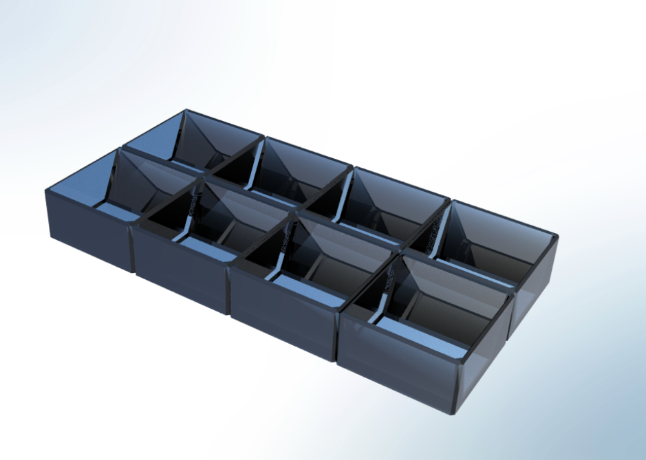 Customizable Card sorting tray (multiple vairiations) (good for collectables and any decks of cards) — miniatura 2
