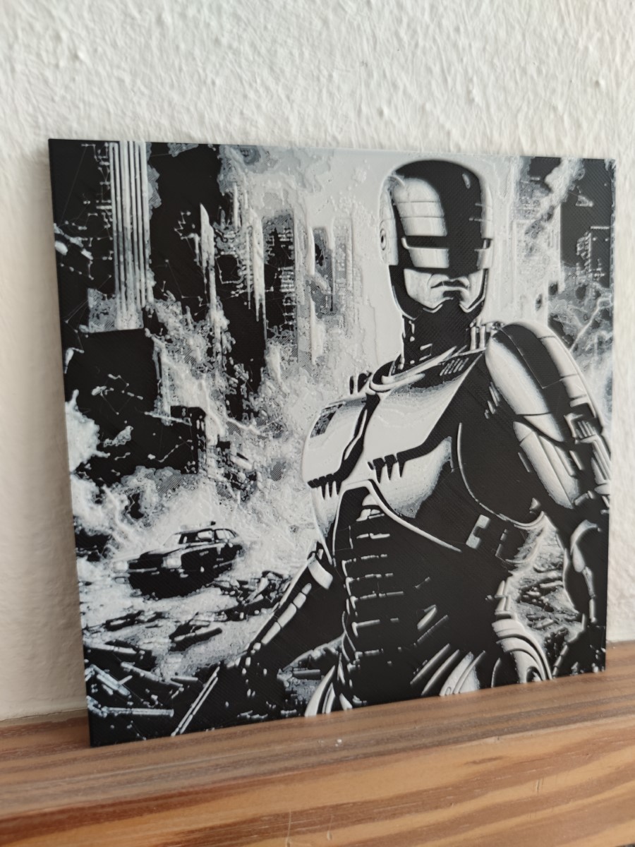 Miniatura 3 do modelo 3D Hueforge Robocop
