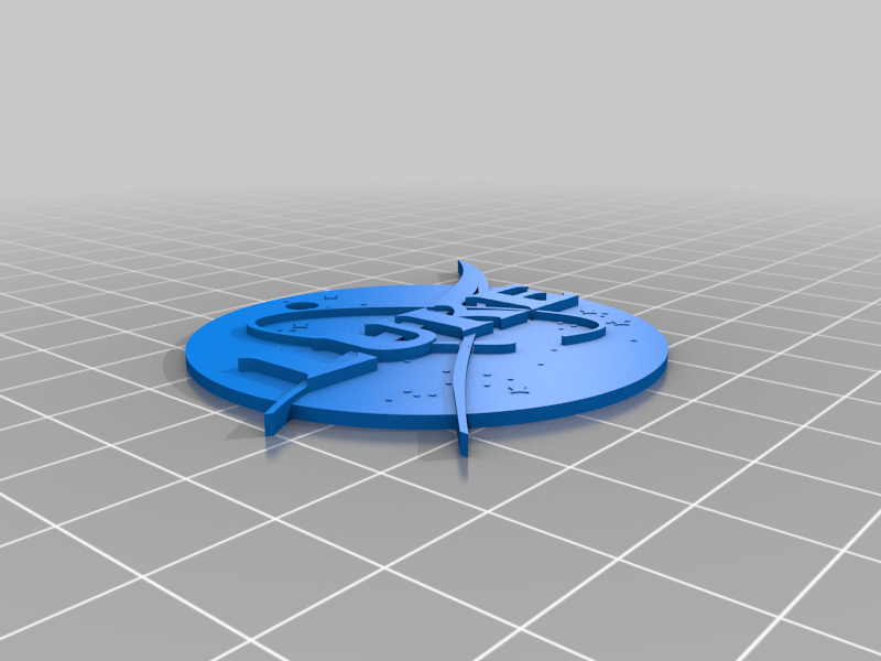 Miniatura 2 do modelo 3D NASA Luke Keychain