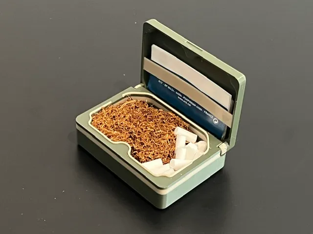 Tobacco box with magnets by alexander Ibañez | Download free STL model