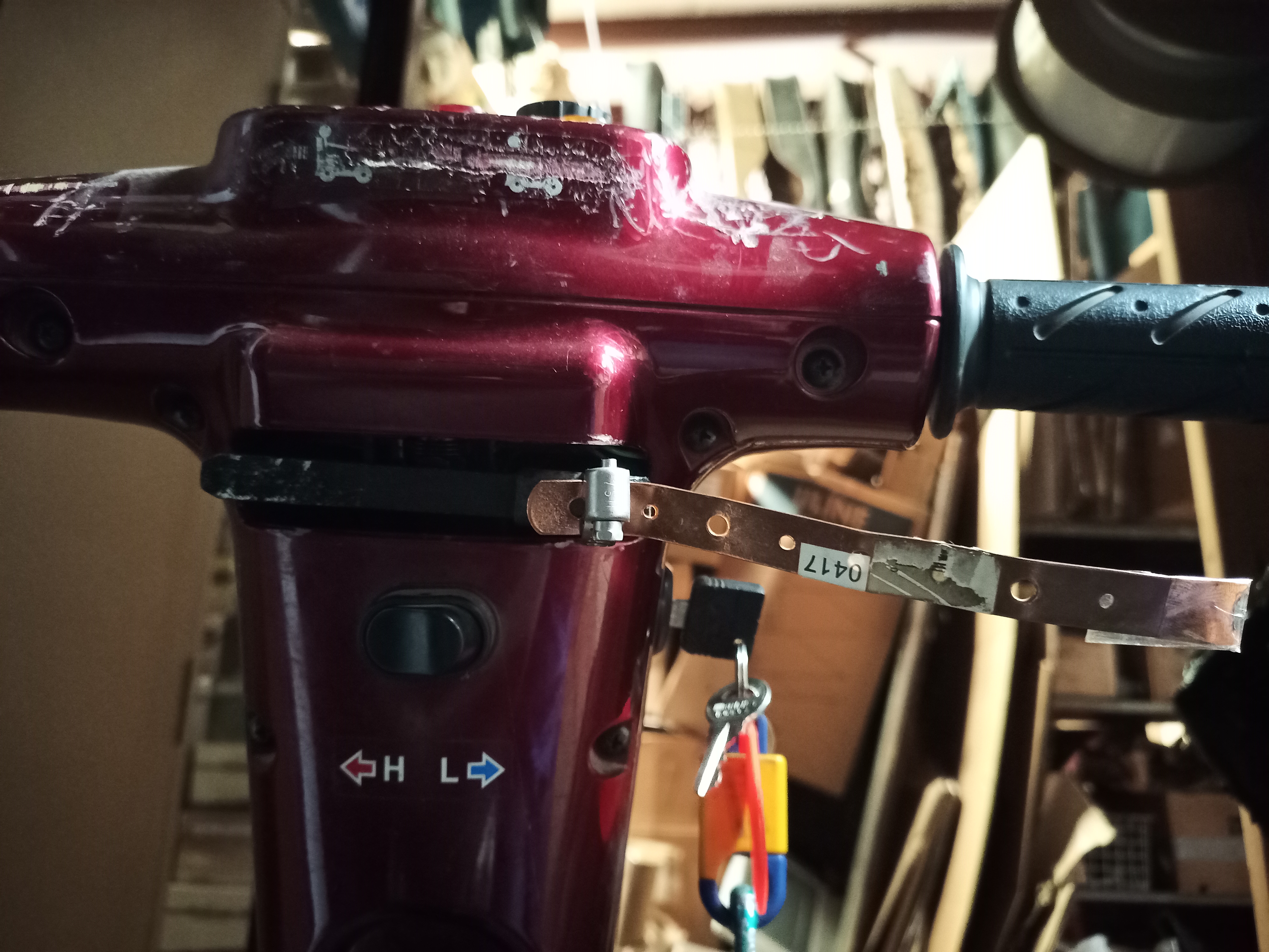 Scooter Paddle For Throttle