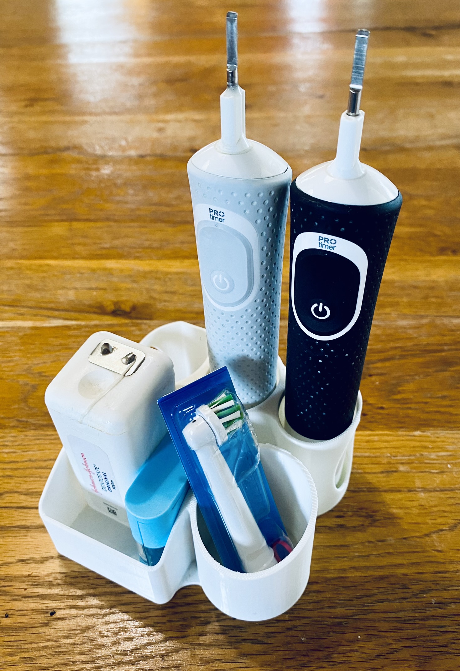 Oral-B toothbrush organizer stand