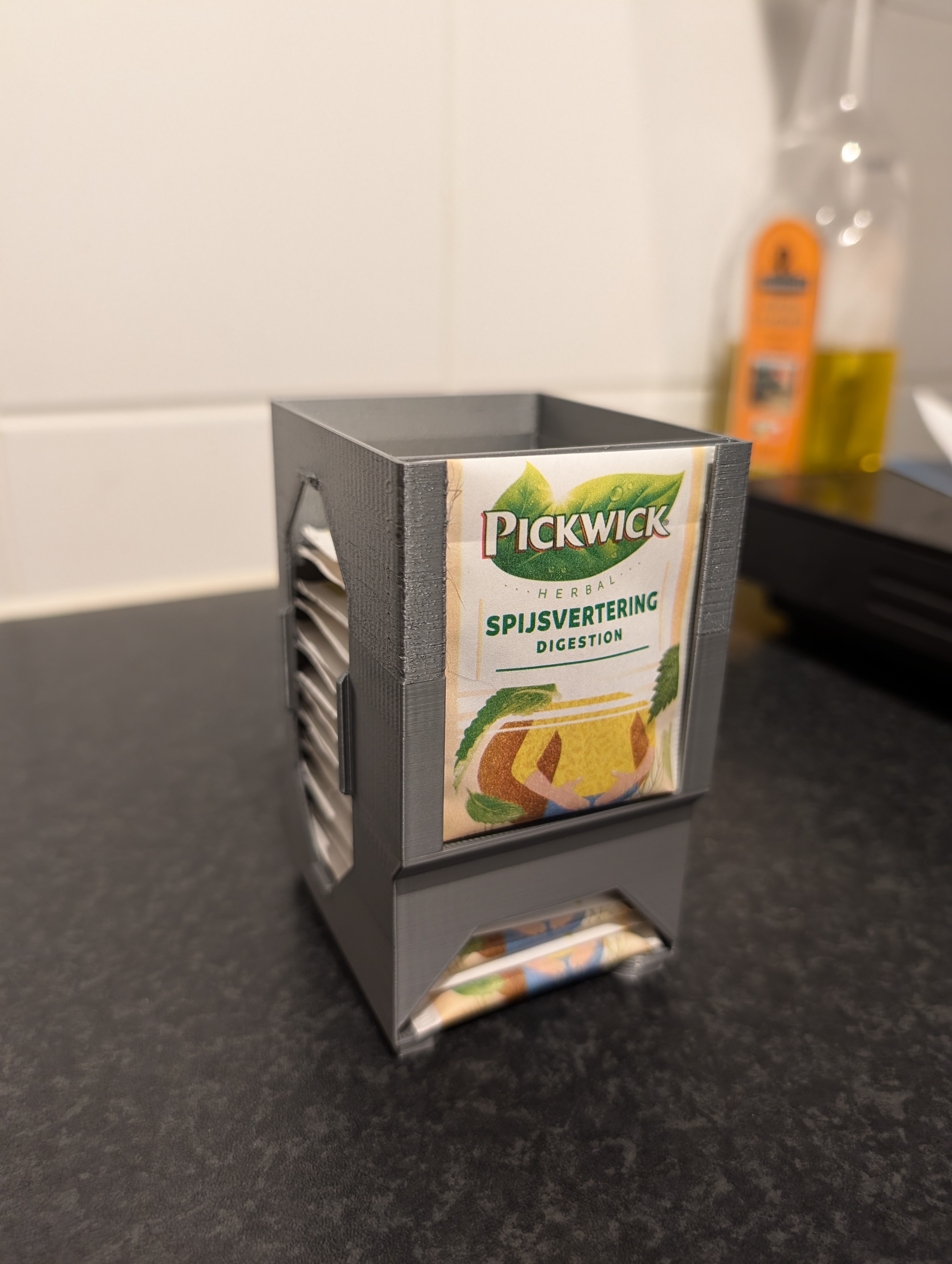 Tea Bag Dispenser - Stackable Interlocking - For Smaller Bags — thumbnail 2
