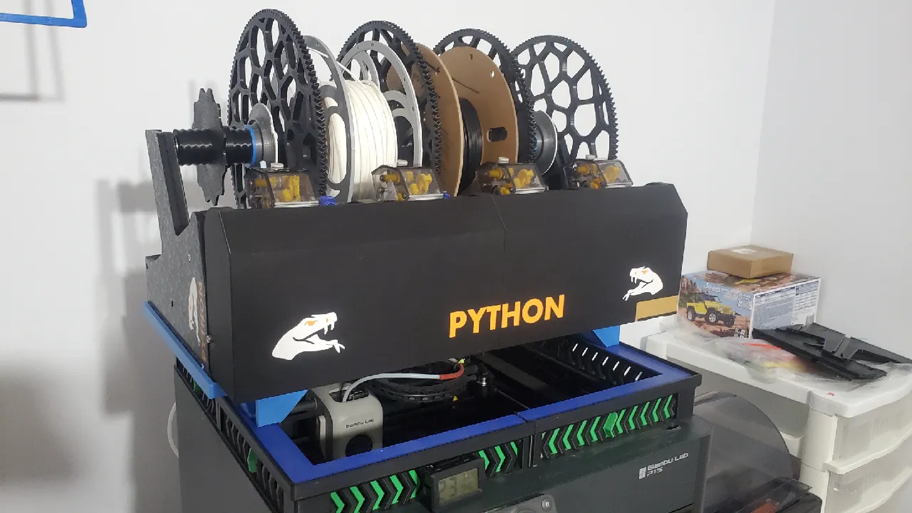 Python AMS front cover by GrchyGrndpa | Download free STL model ...