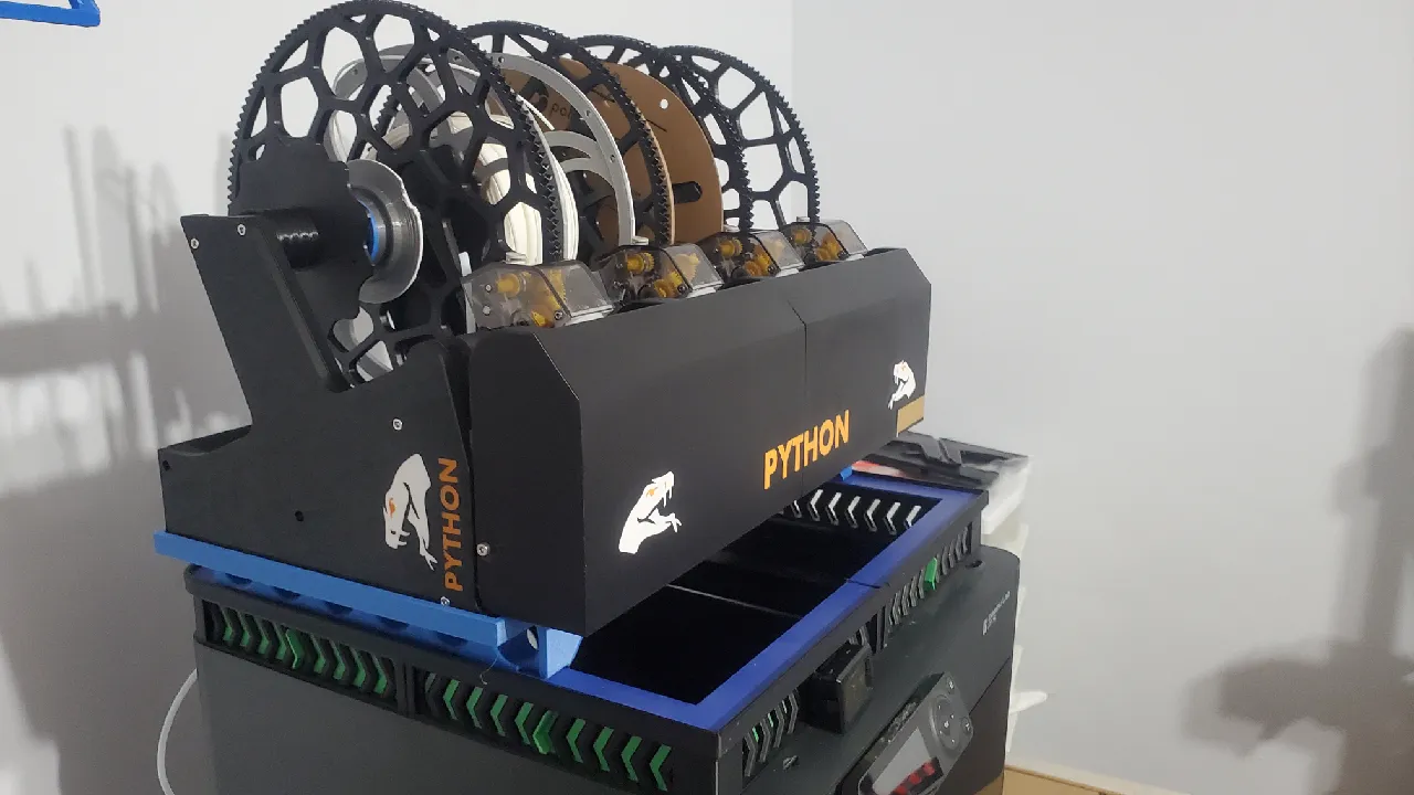 Python AMS front cover by GrchyGrndpa | Download free STL model ...