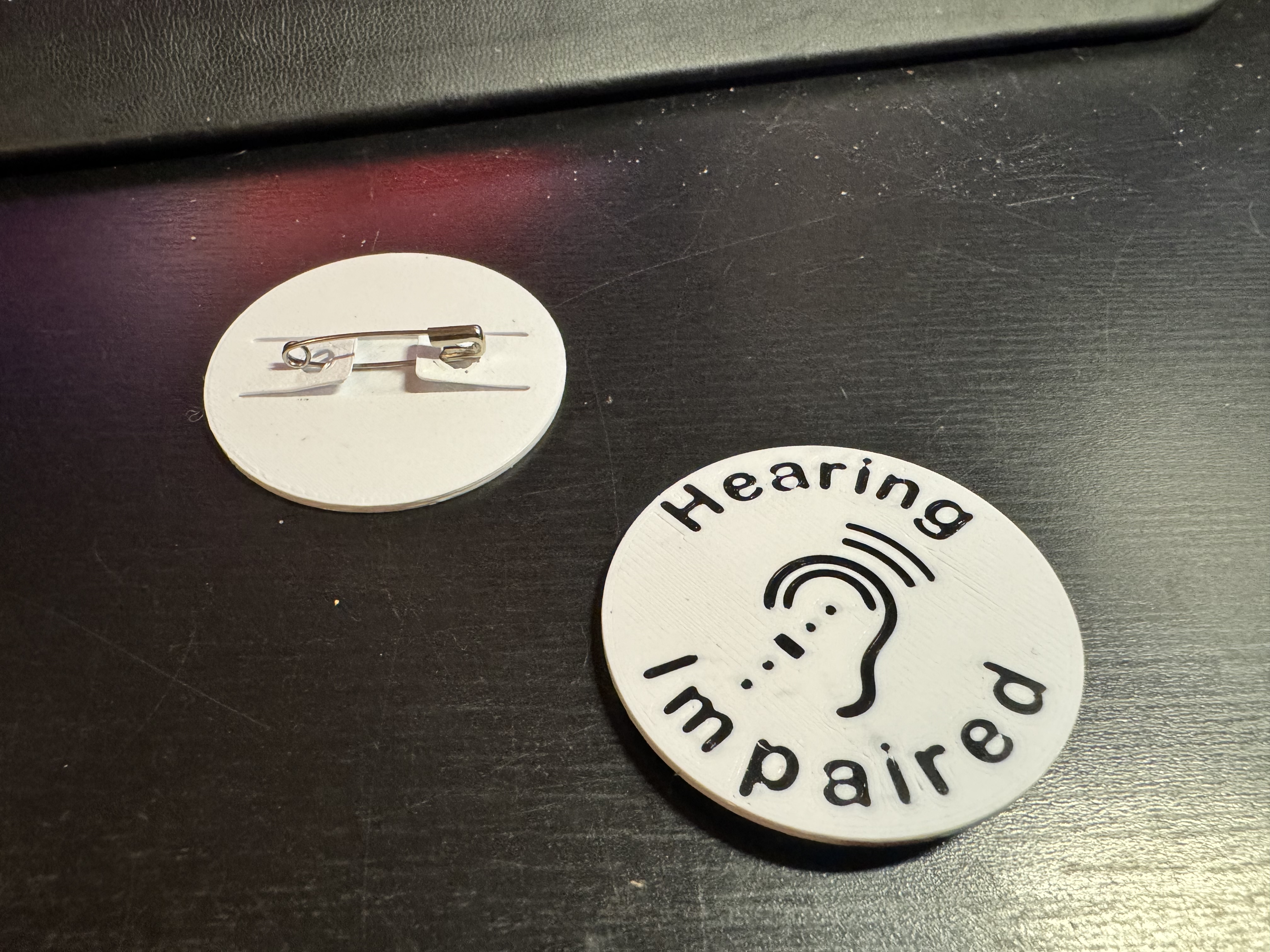 Hearing Impaired Badge V2