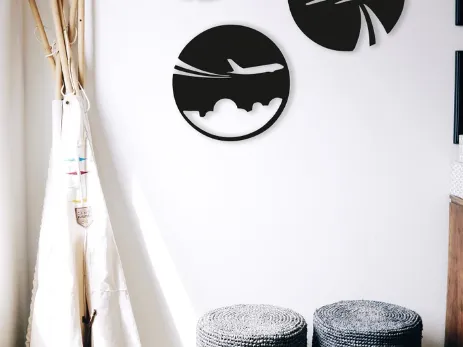 Flying Planes Wall Art Set