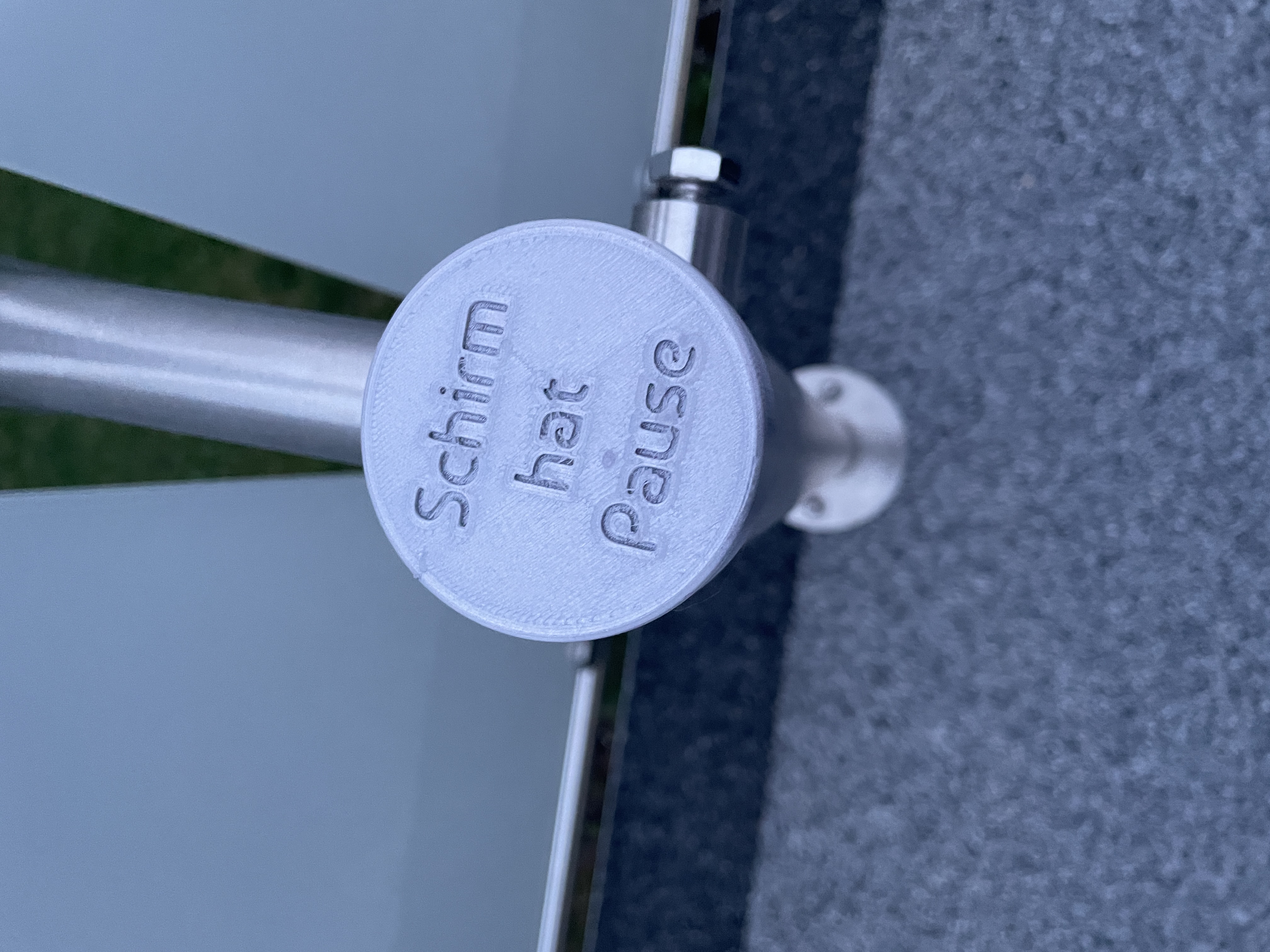 Schirmständer Kappe Schirm hat Pause