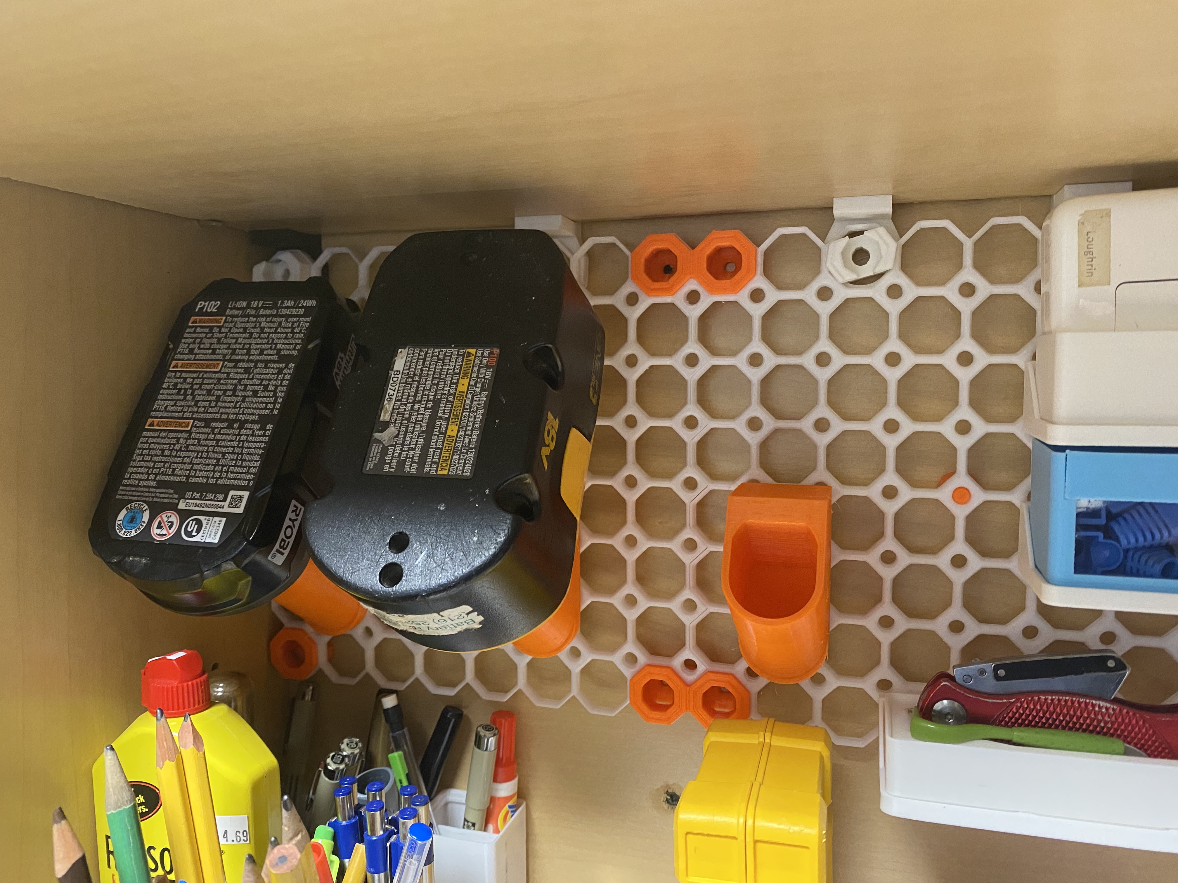 Ryobi Battery Mount - Multiboard and Multiconnect
