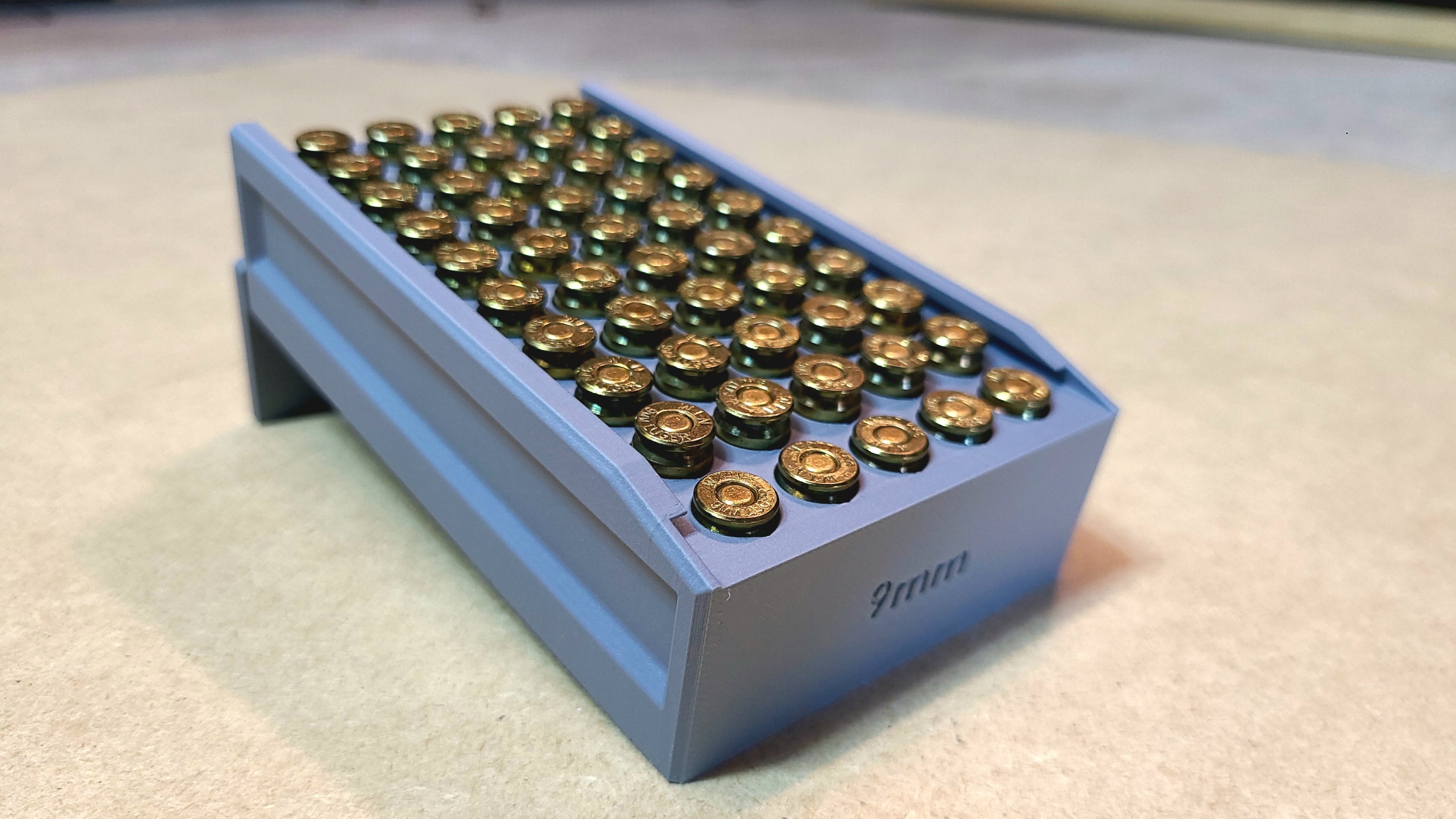 Miniatura 7 do modelo 3D 9mm Ammunition Storage Case