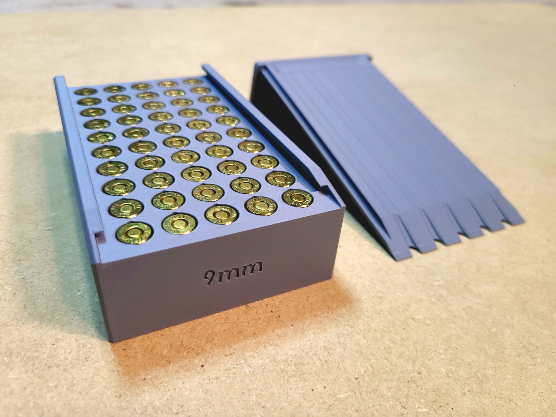 Miniatura 4 do modelo 3D 9mm Ammunition Storage Case