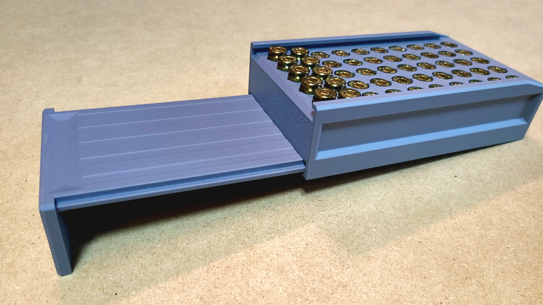 Miniatura 5 do modelo 3D 9mm Ammunition Storage Case