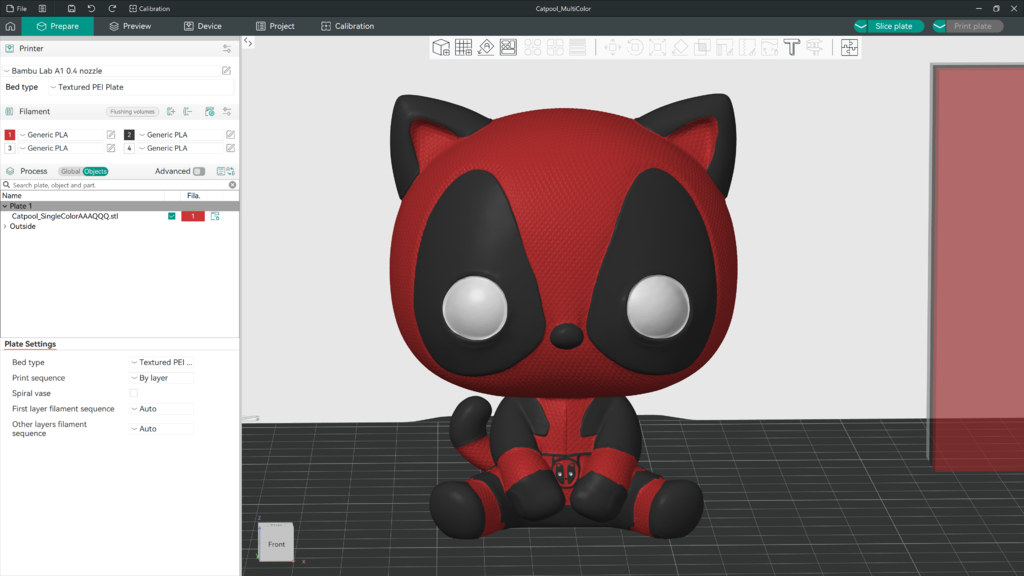 CatPool - Deadpool Cat - SEREV3d — miniatura 3
