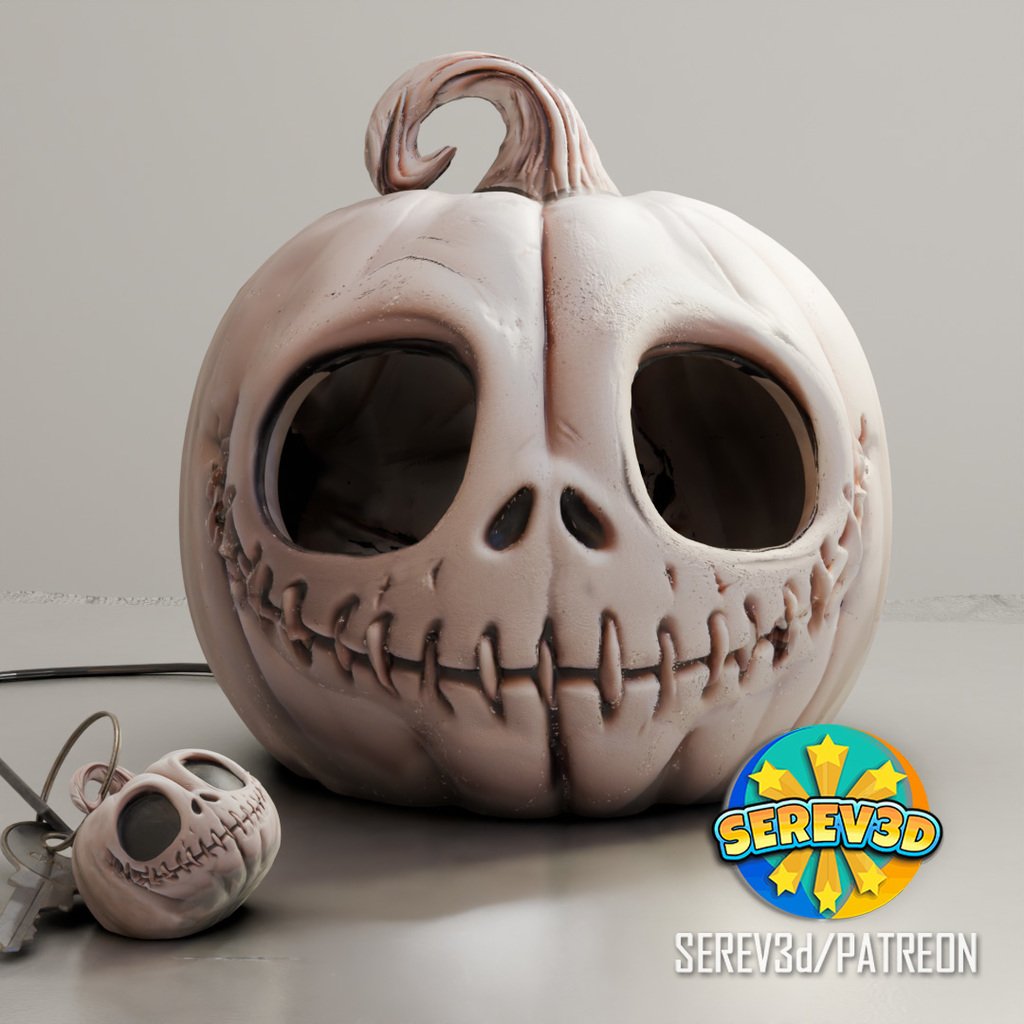 Jack Skellington Pumpkin - SEREV3d par SEREV3d | Téléchargez ...