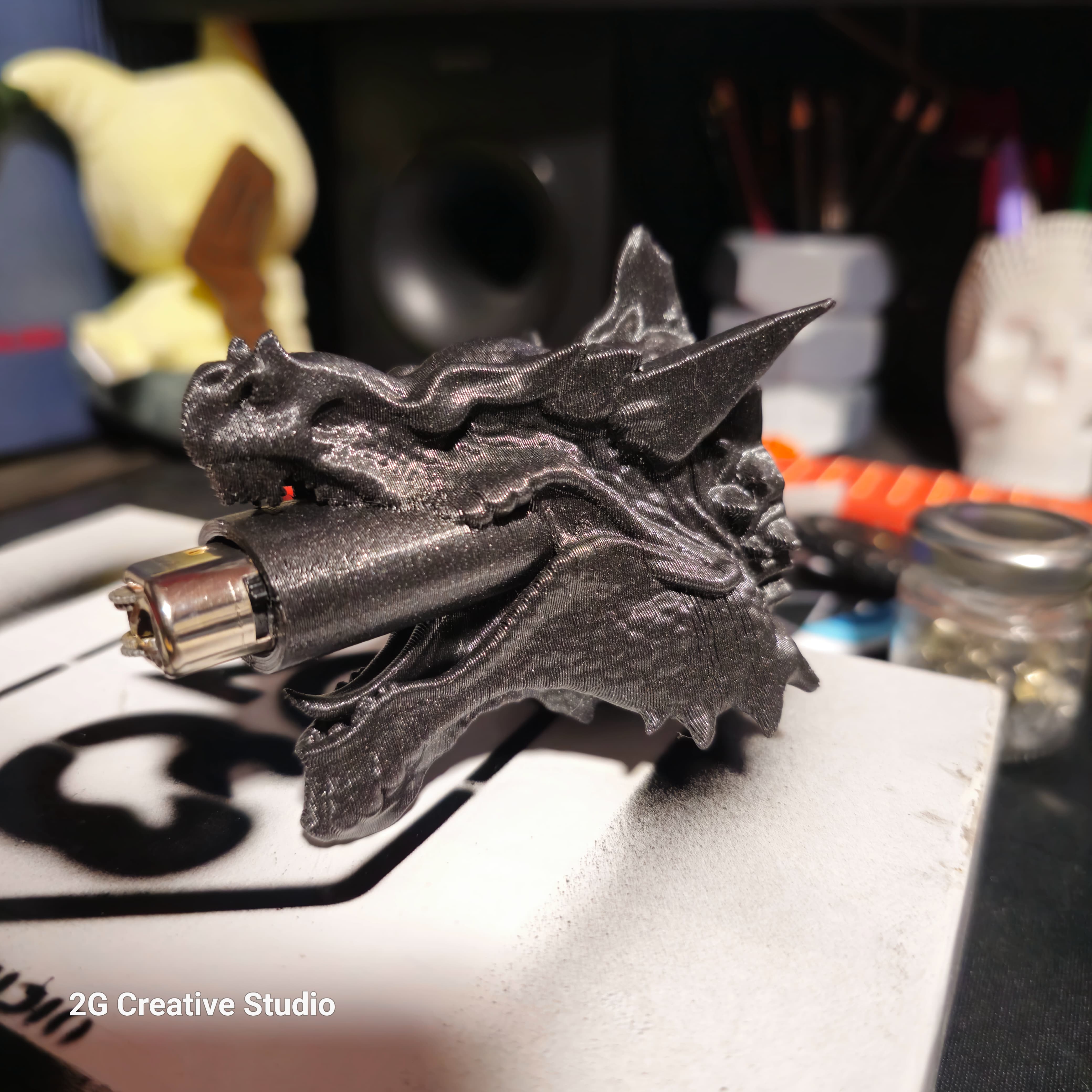 Miniatura 2 do modelo 3D Dragon's Head bic sleeve