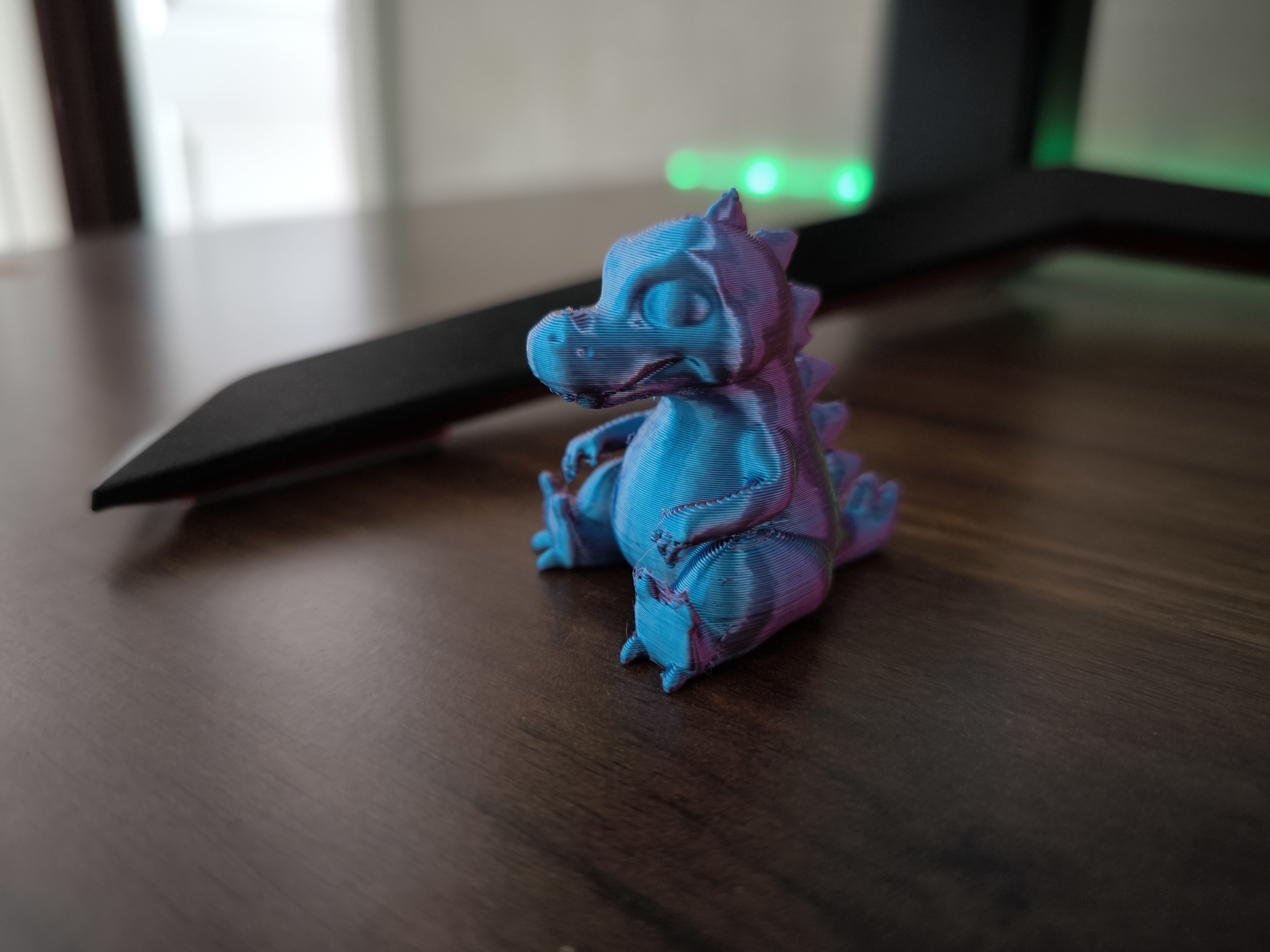 Cute Happy Godzilla Sitting down