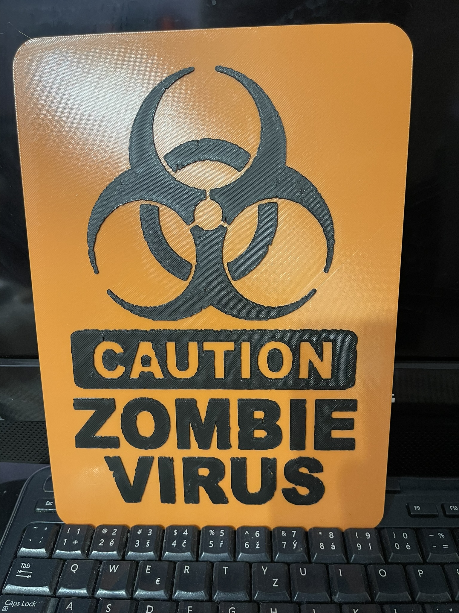Zombie Virus Sign by ideat0m | Download free STL model | Printables.com