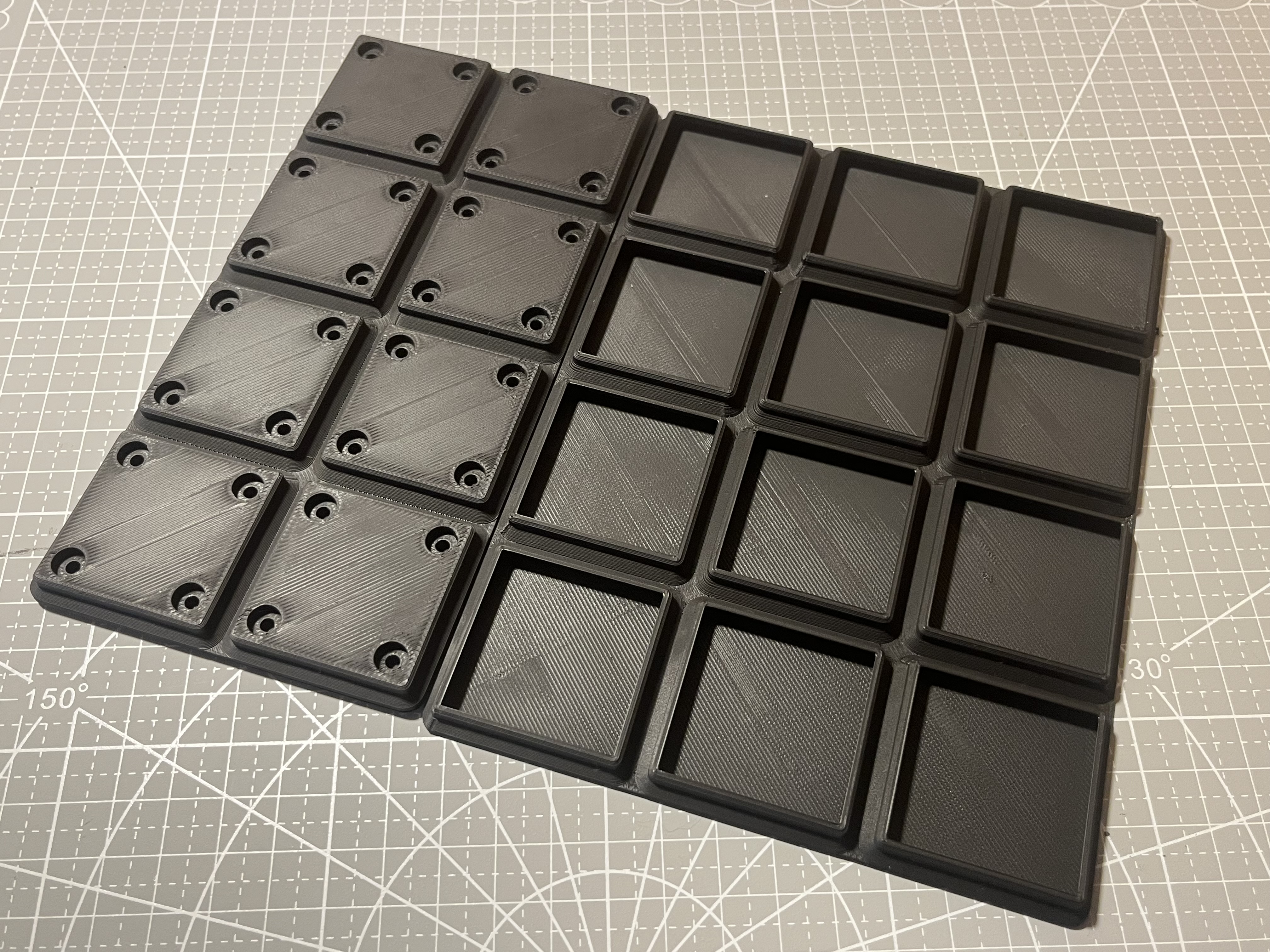 Gridfinity Light Blockers 3D model thumbnail