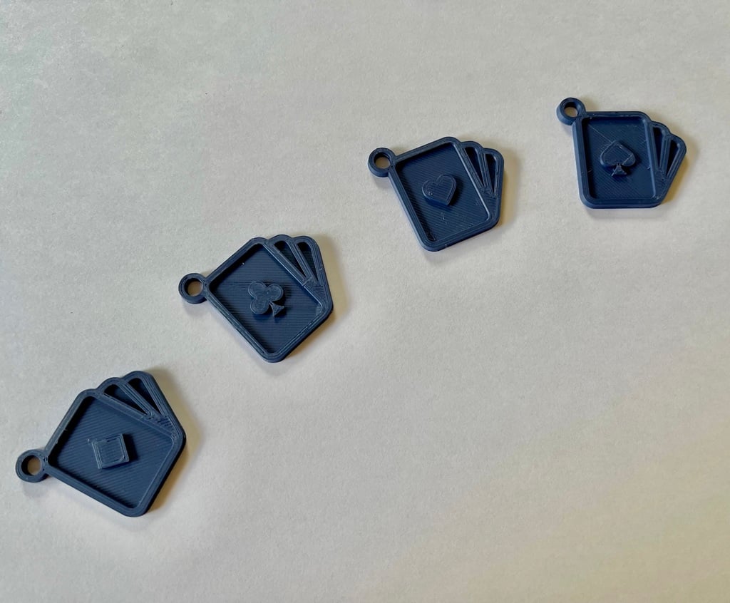 Playing Card Keyring/Keychain