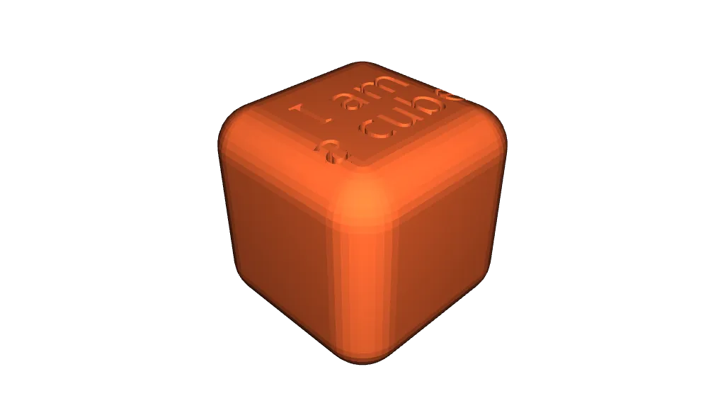 The cube that tells you it is a cube by bop3 3d printing | Download ...