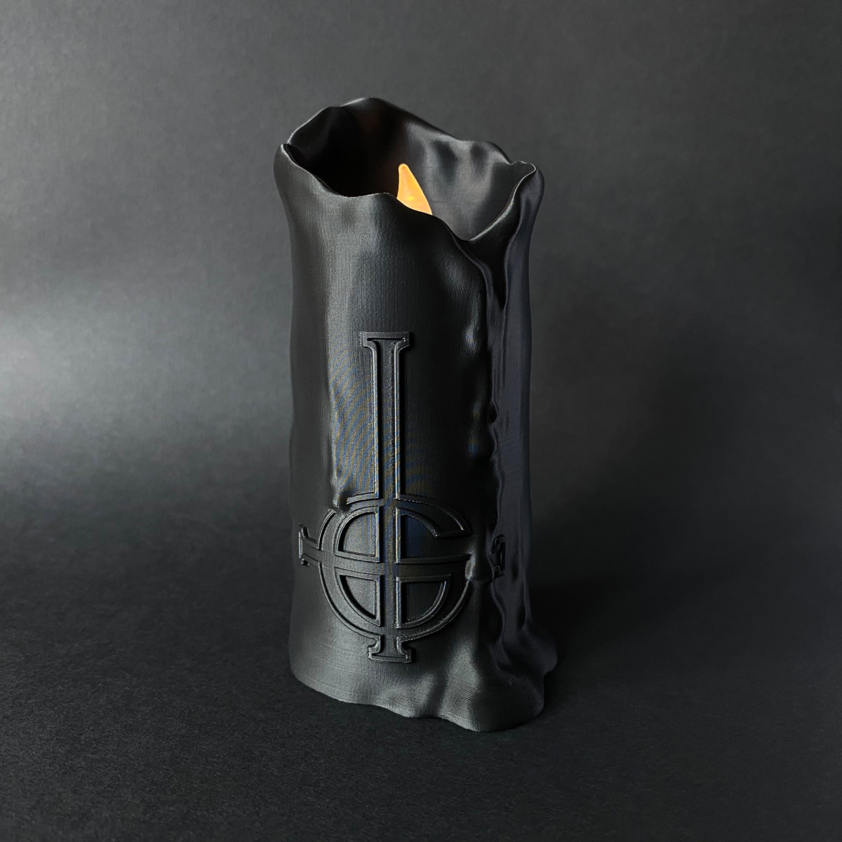 Grucifix candle LED tealight holder