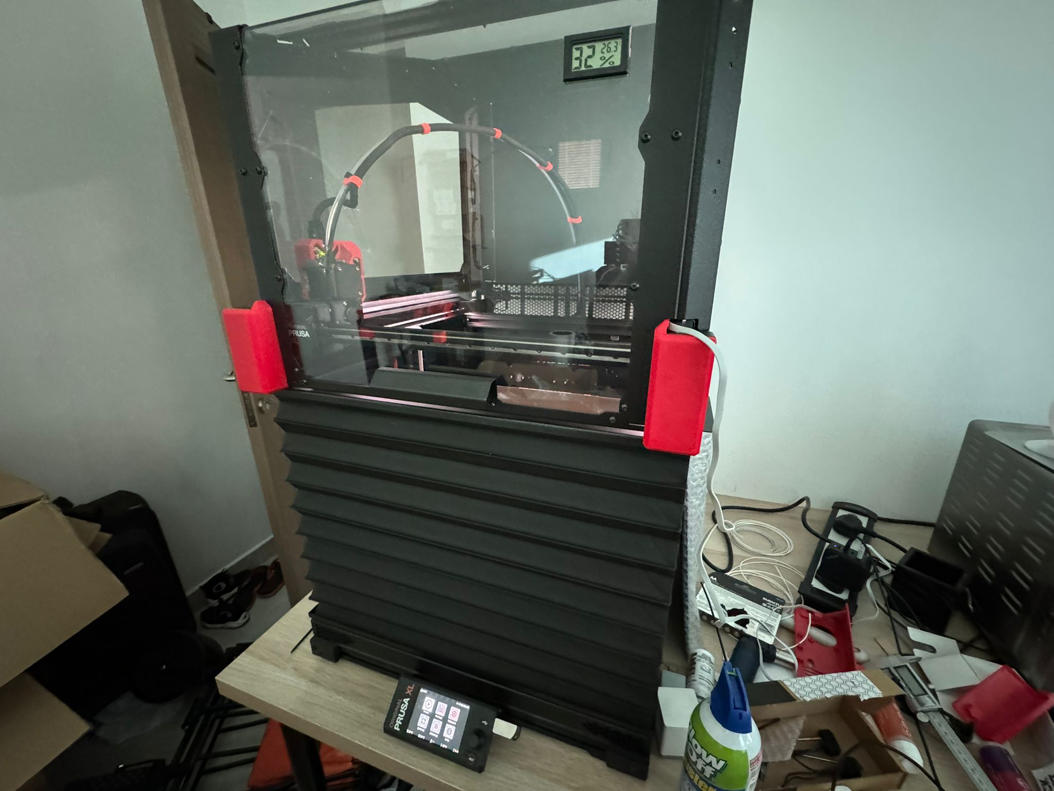 PRUSA XL enclosure door gap Filler tpu cap