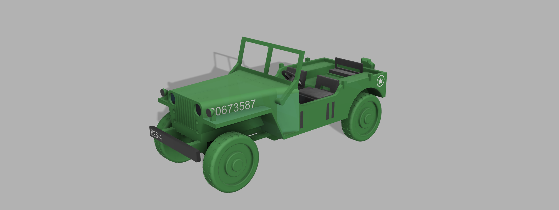 WW2 Army Willys Jeep