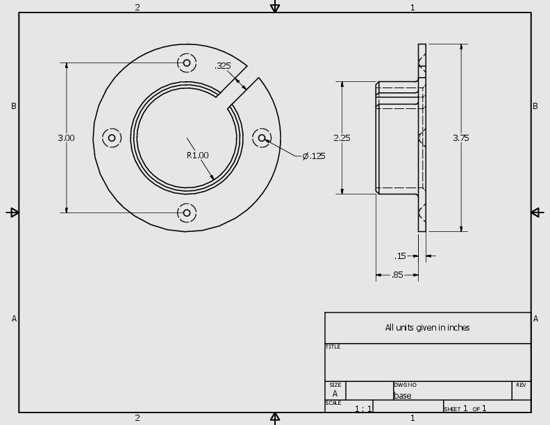 Miniatura 3 do modelo 3D Cable Pass Through