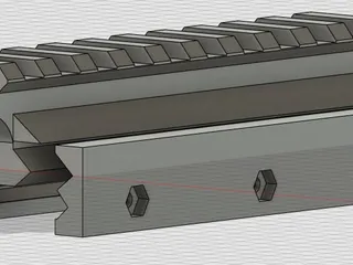 increasing the ris rail by MartineZ | Download free STL model ...