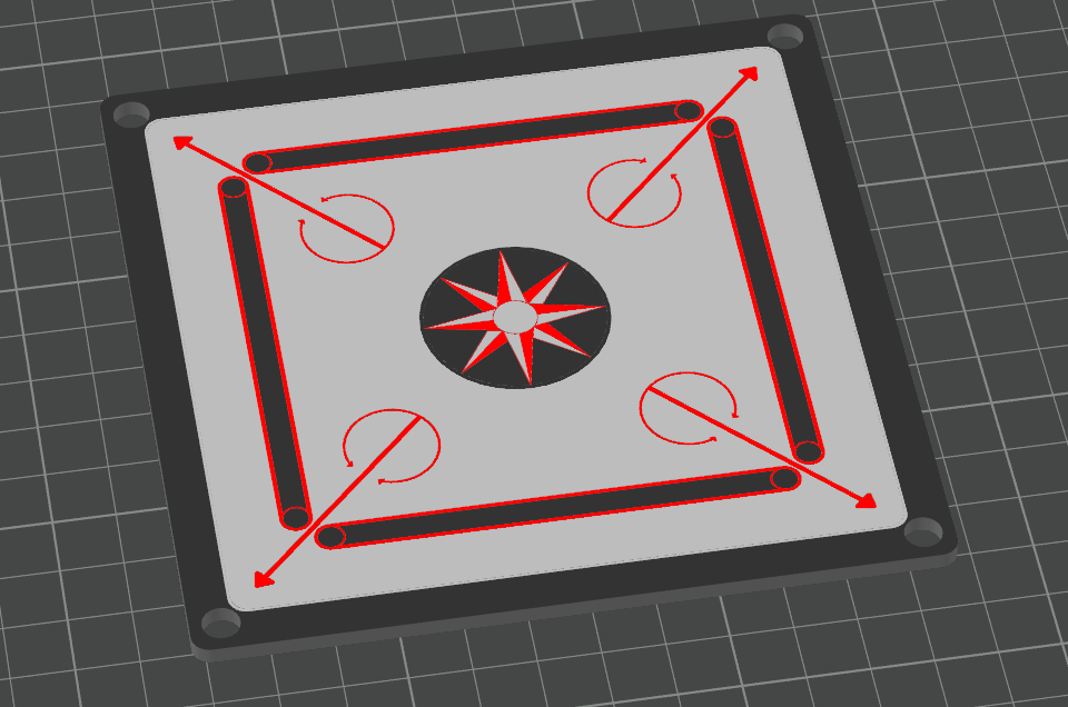 Coffee Coaster - Carrom Board - Board Game