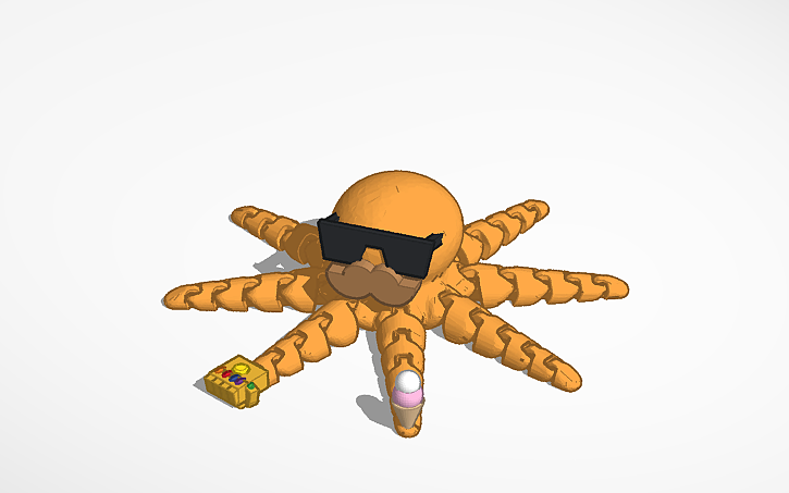 Cool articulated octopus