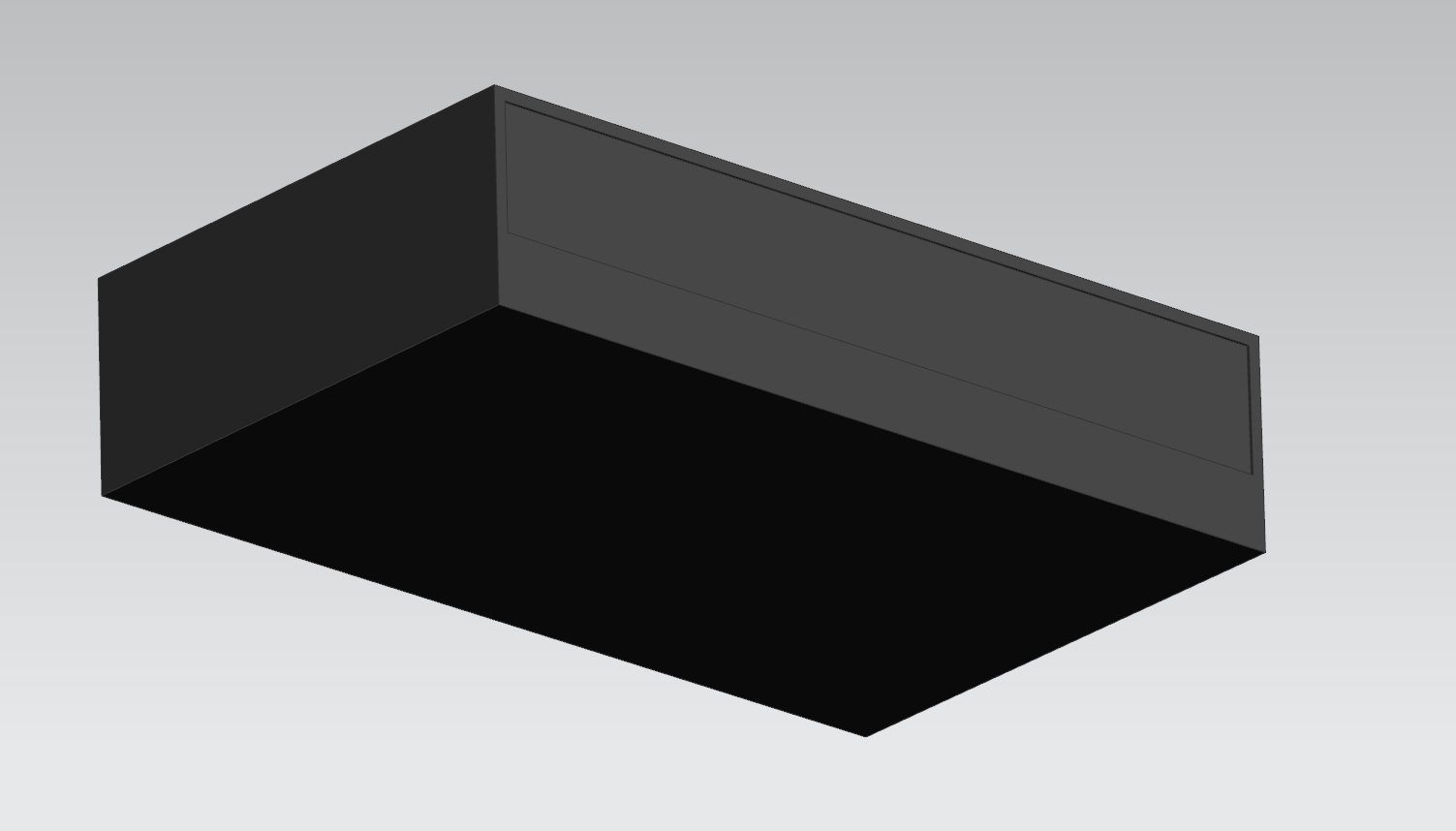 Miniatura 5 do modelo 3D Modern Wall Mounted Key Tray