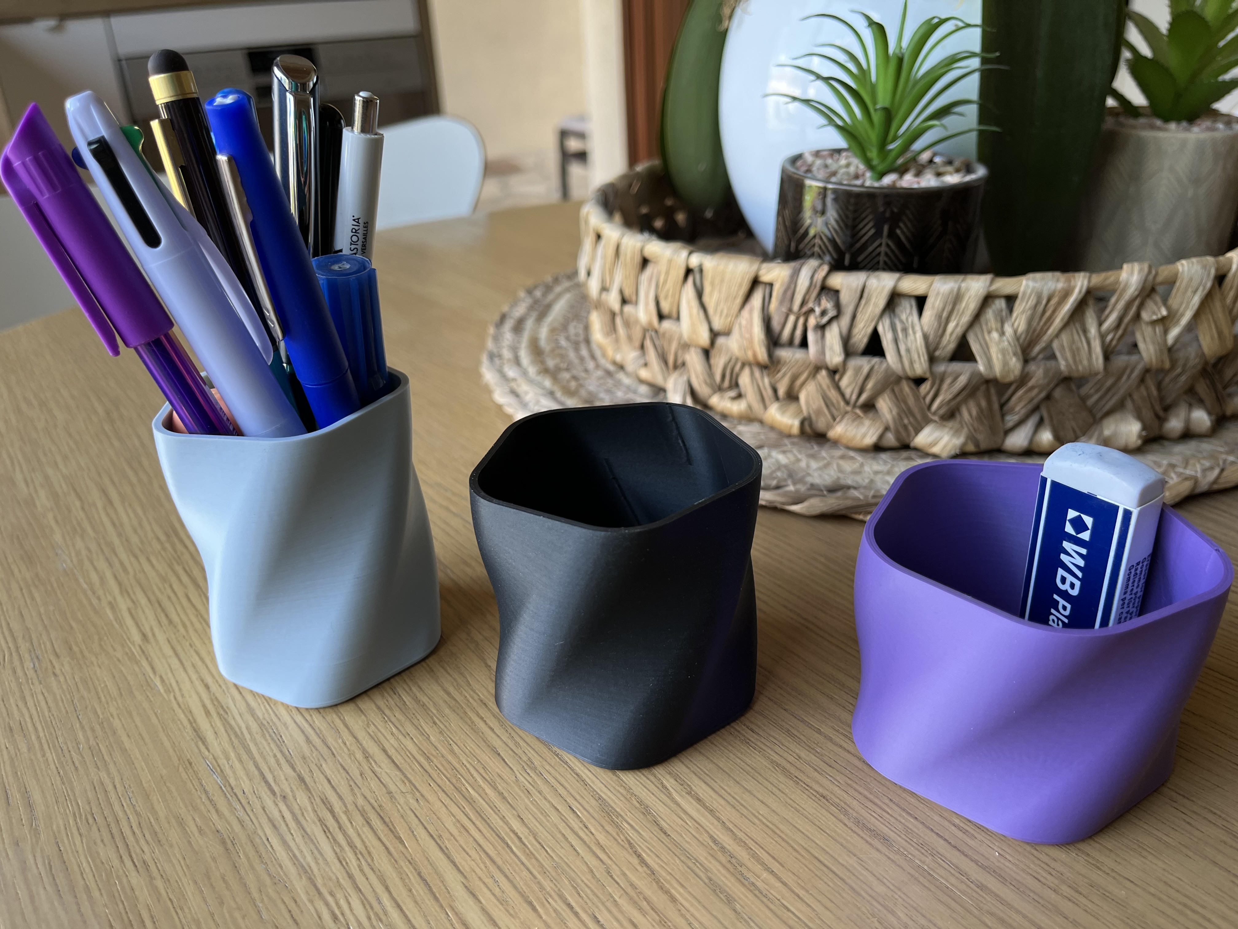 One more pencil pot. Three, actually, in a matryoshka way