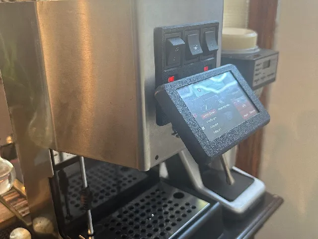 Gaggiuino adjustable Gen 3 LCD screen front mount - NextMonday 4.3 Gaggia