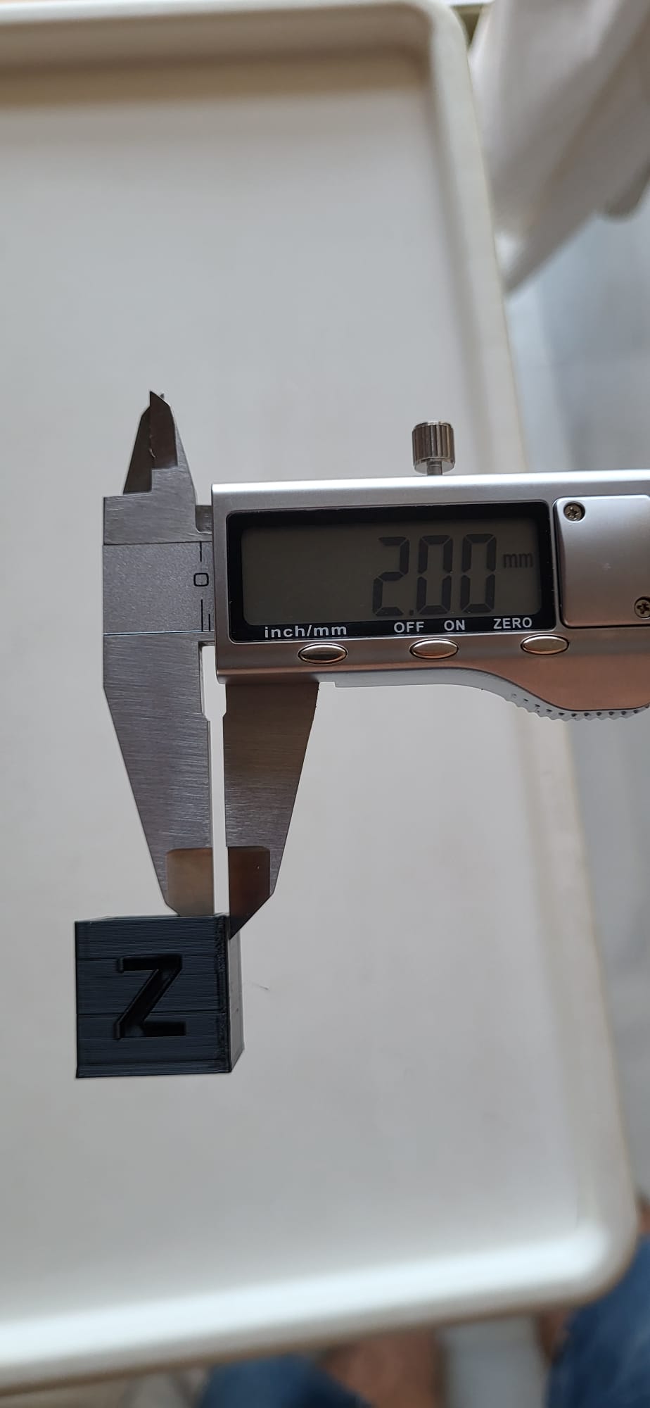 tes de calibración para ejes y flujo