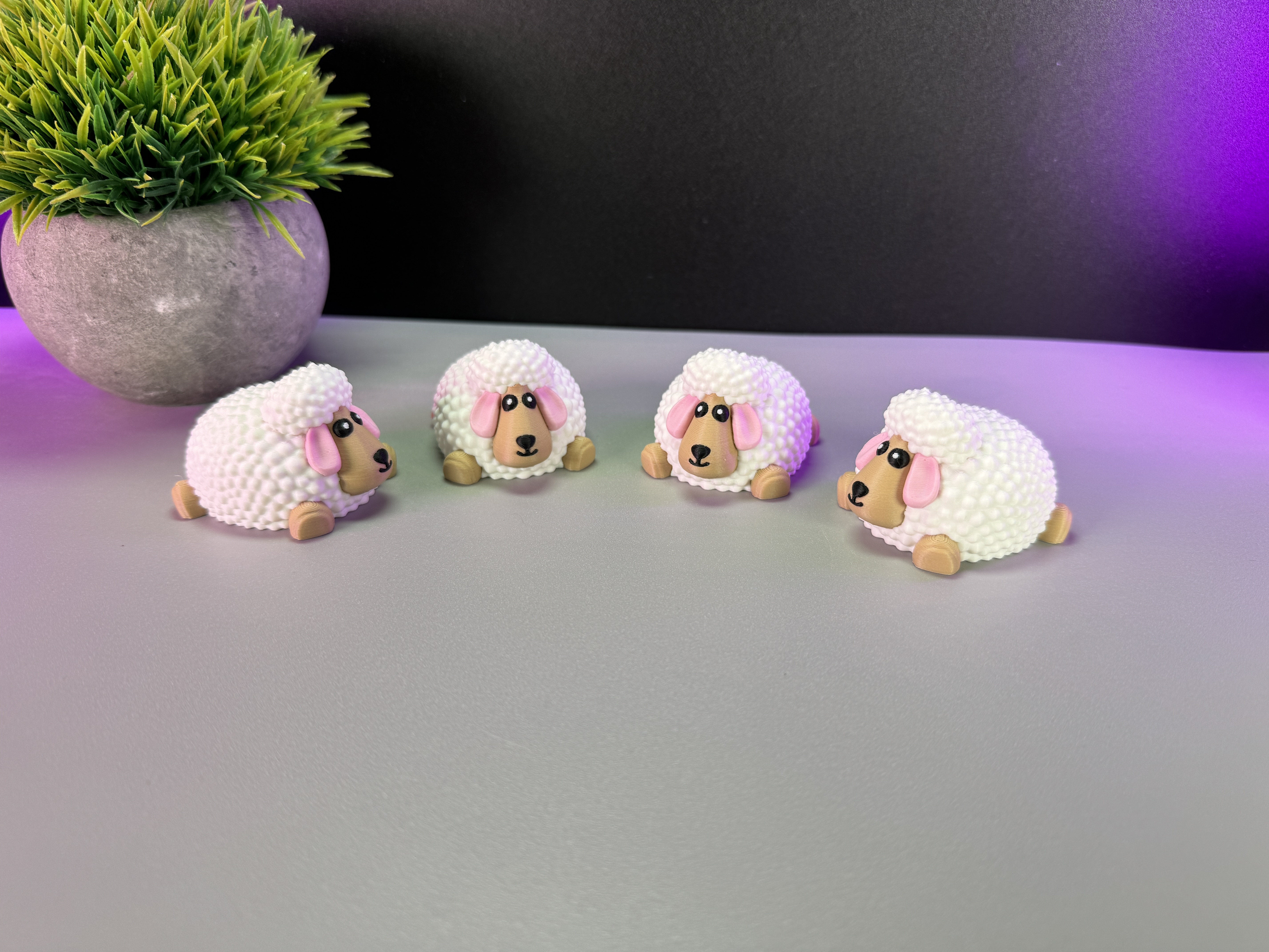Miniatura 4 do modelo 3D Cute Sheep
