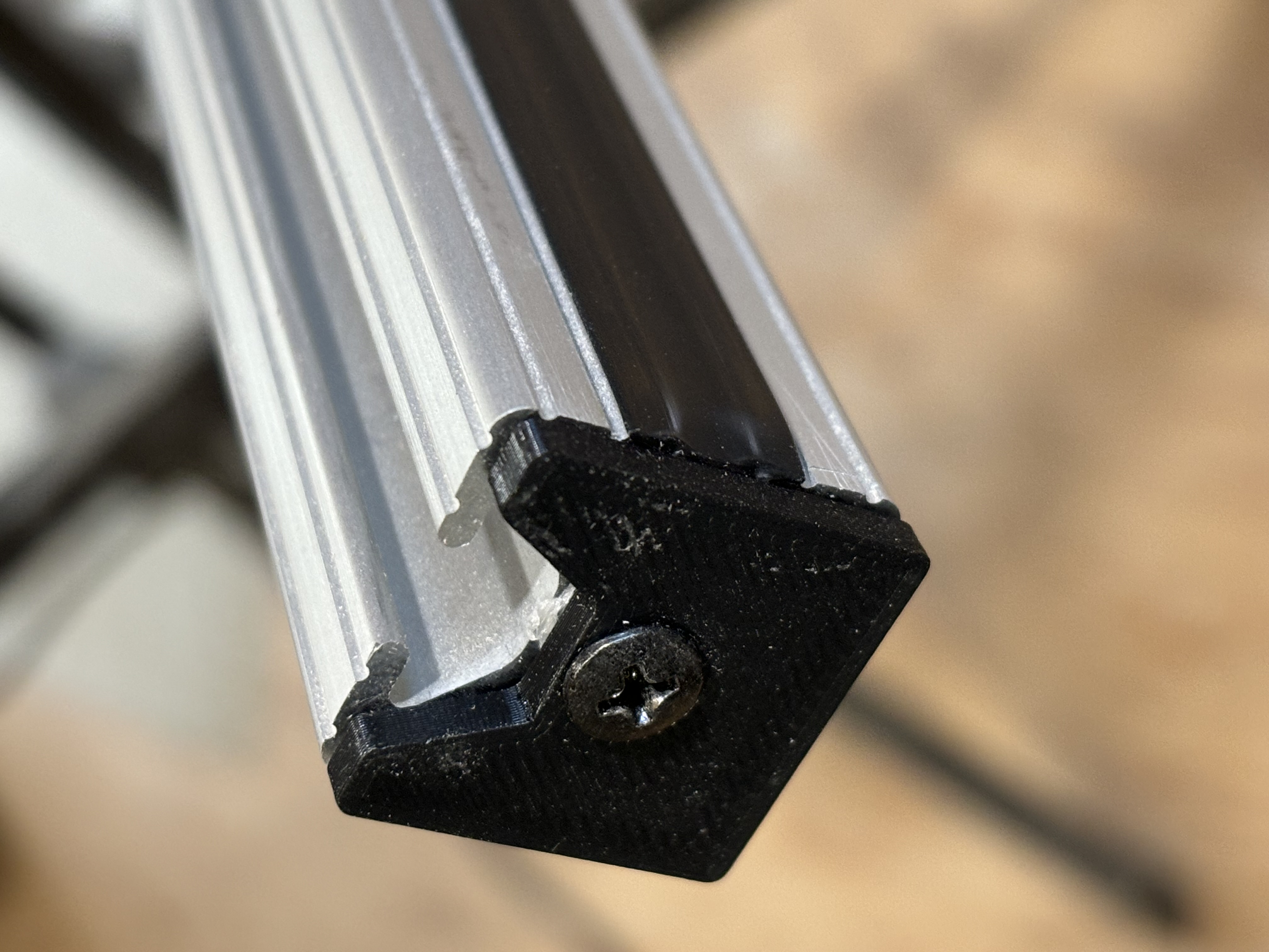 10 x 10 Extruded Aluminum End Cap by MNTrailBoss Download free STL