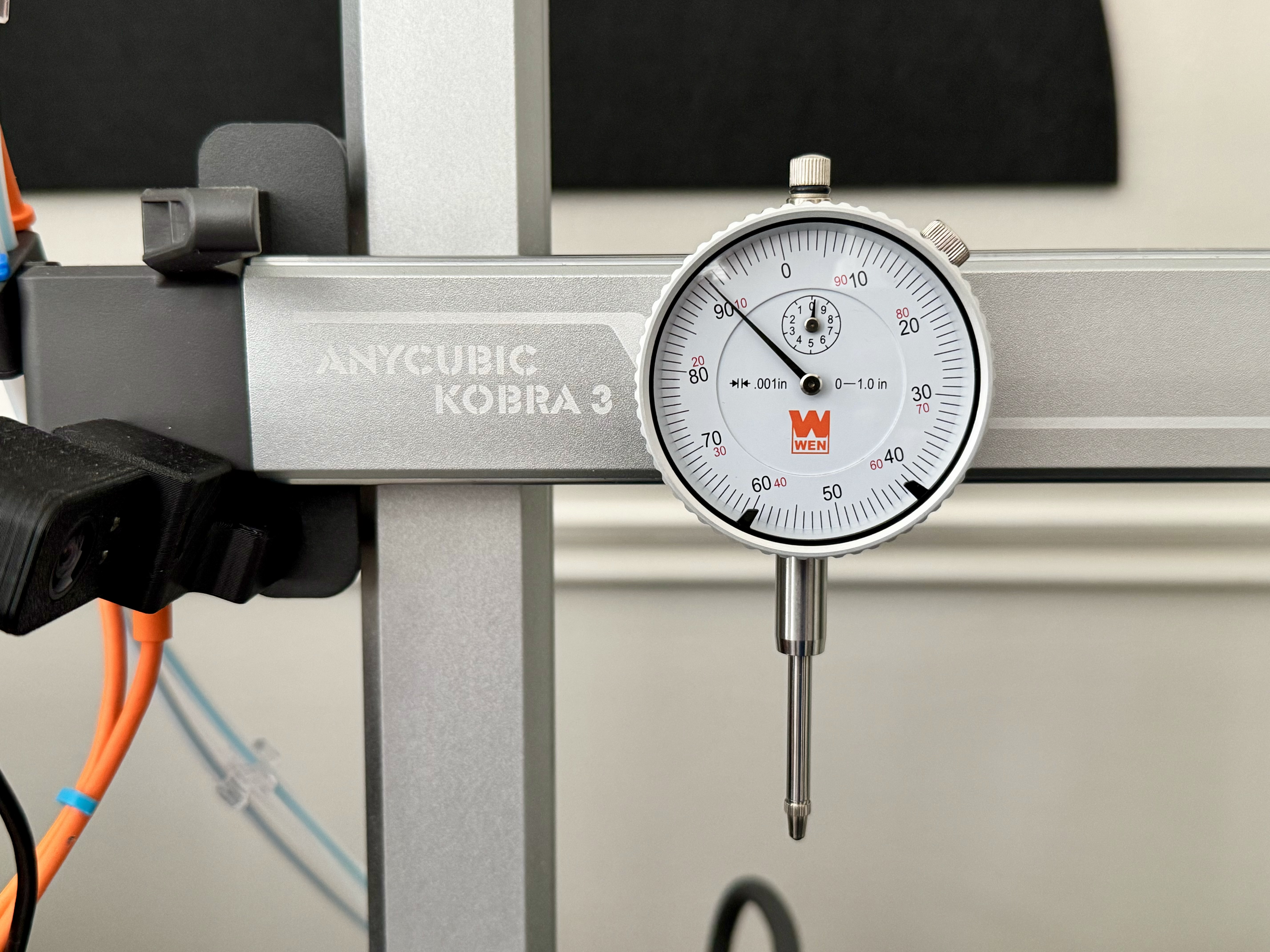 Anycubic Kobra 3 X-axis Dial Indicator Mount