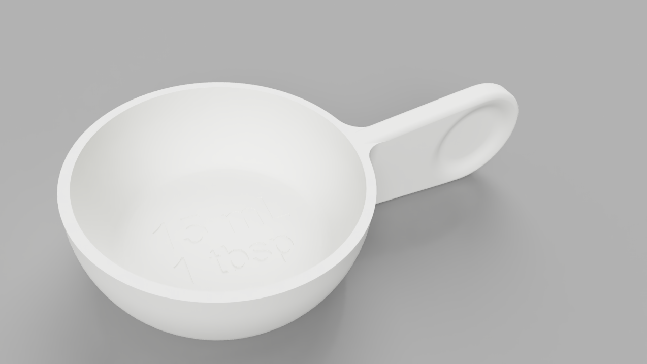 Tablespoon cup (15mL)
